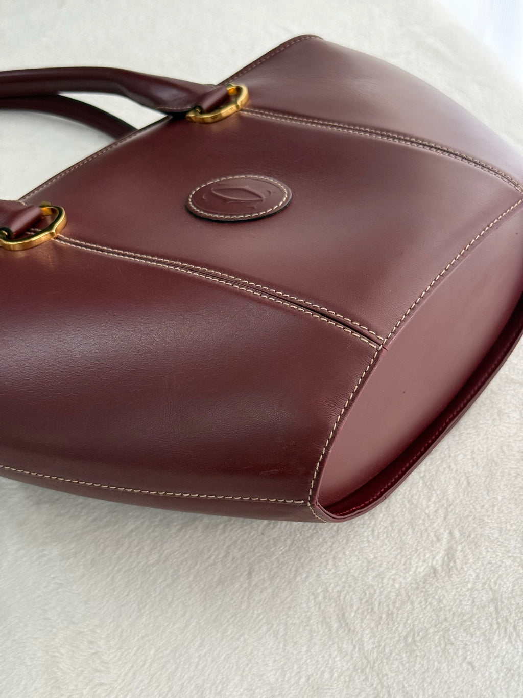 Cartier Leather Tote Bag Must Line