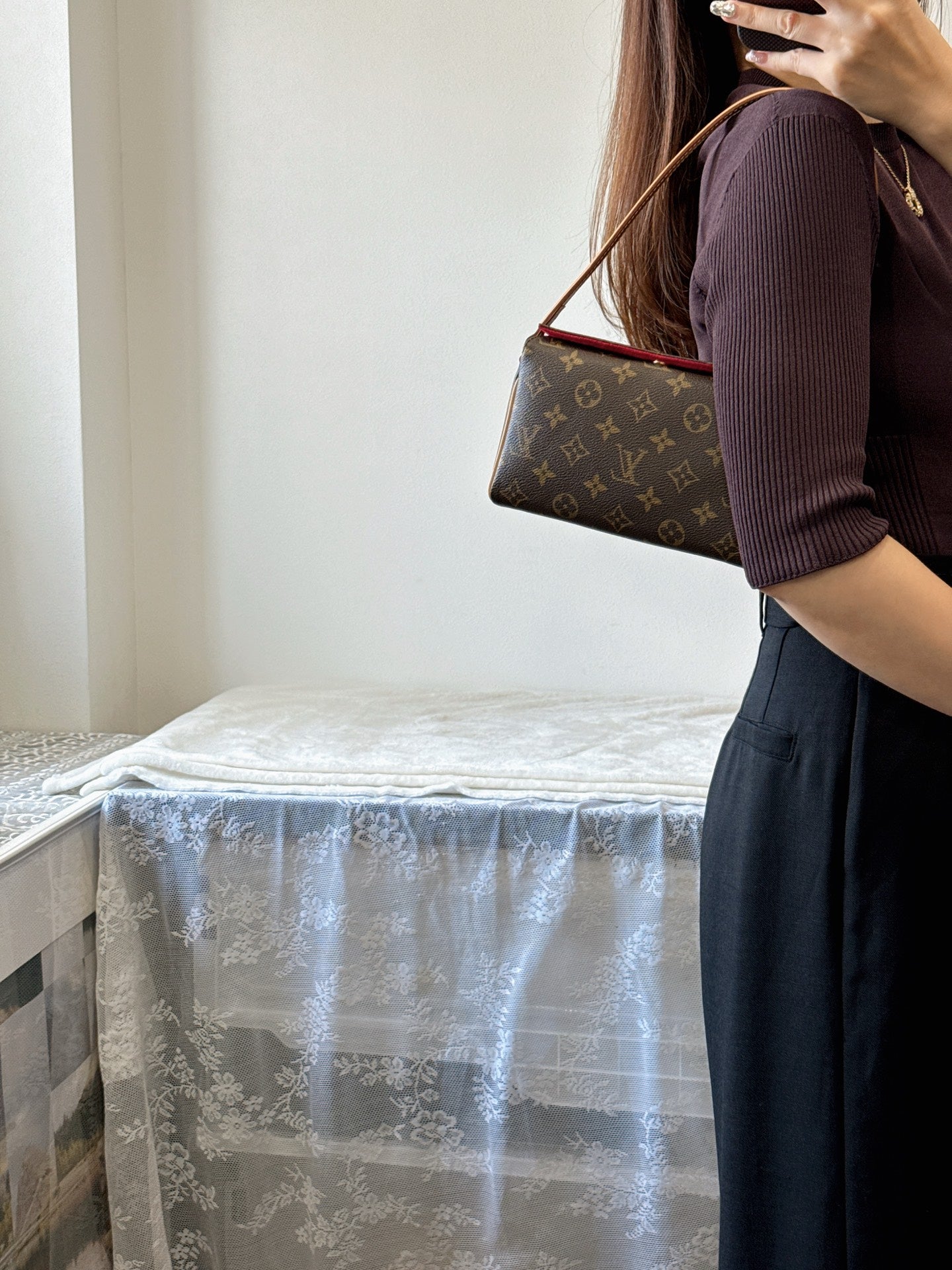 LOUIS VUITTON Monogram Recital Handbag