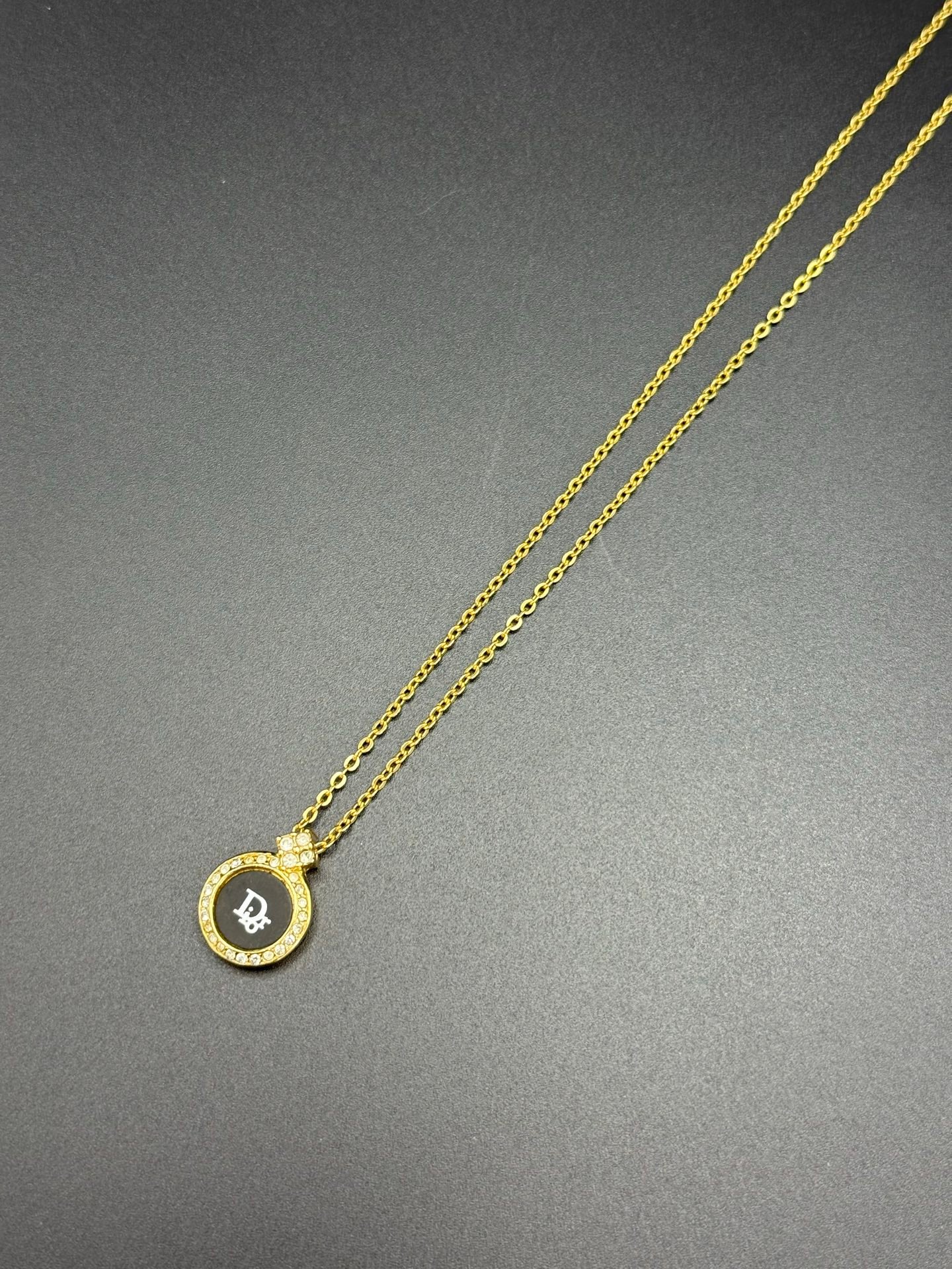 DIOR Vintage Necklace RhineStone