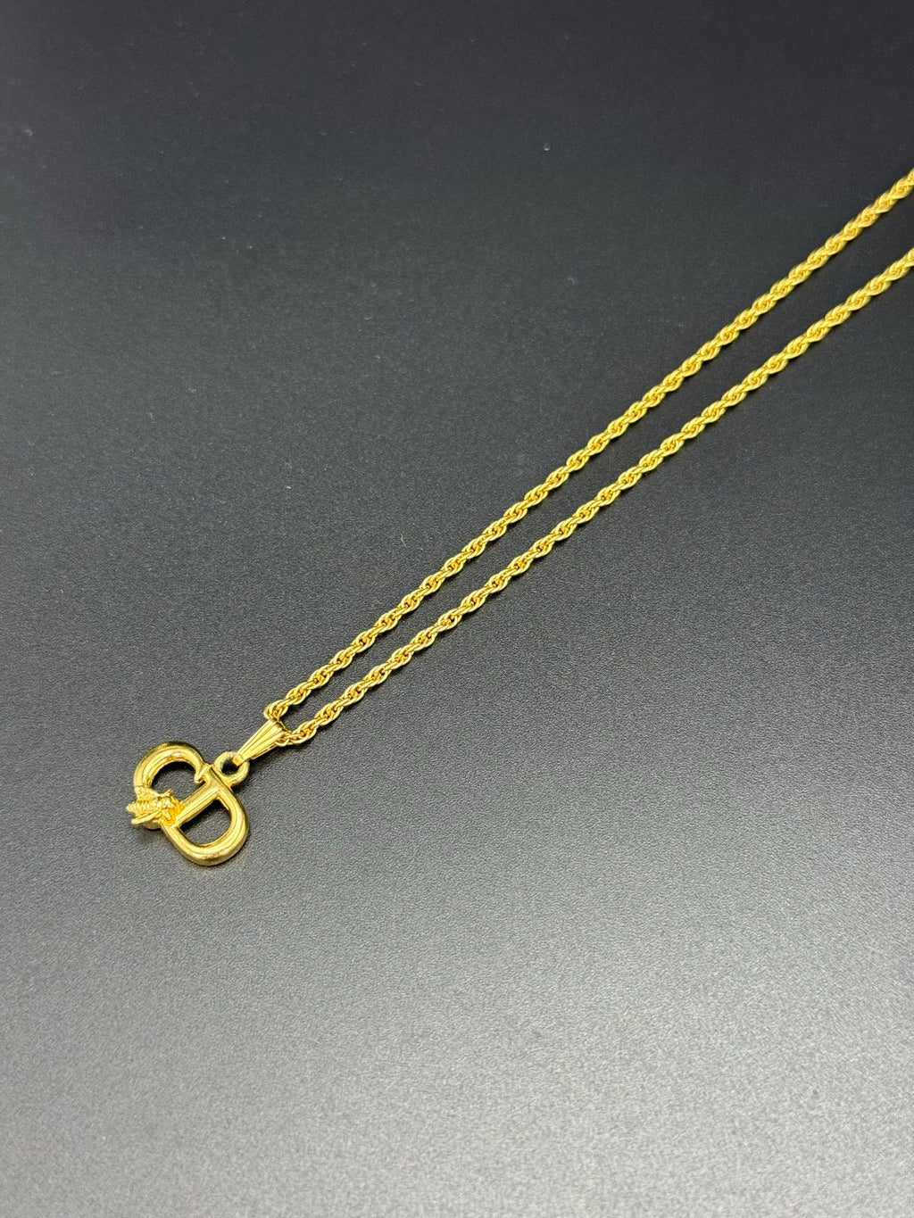 Dior Vintage Necklace Logo
