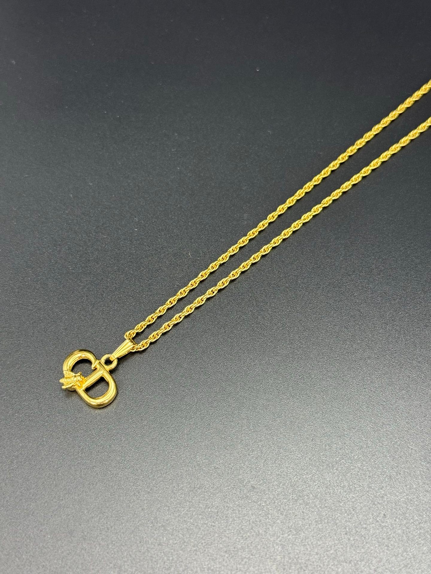 Dior Vintage Necklace Logo