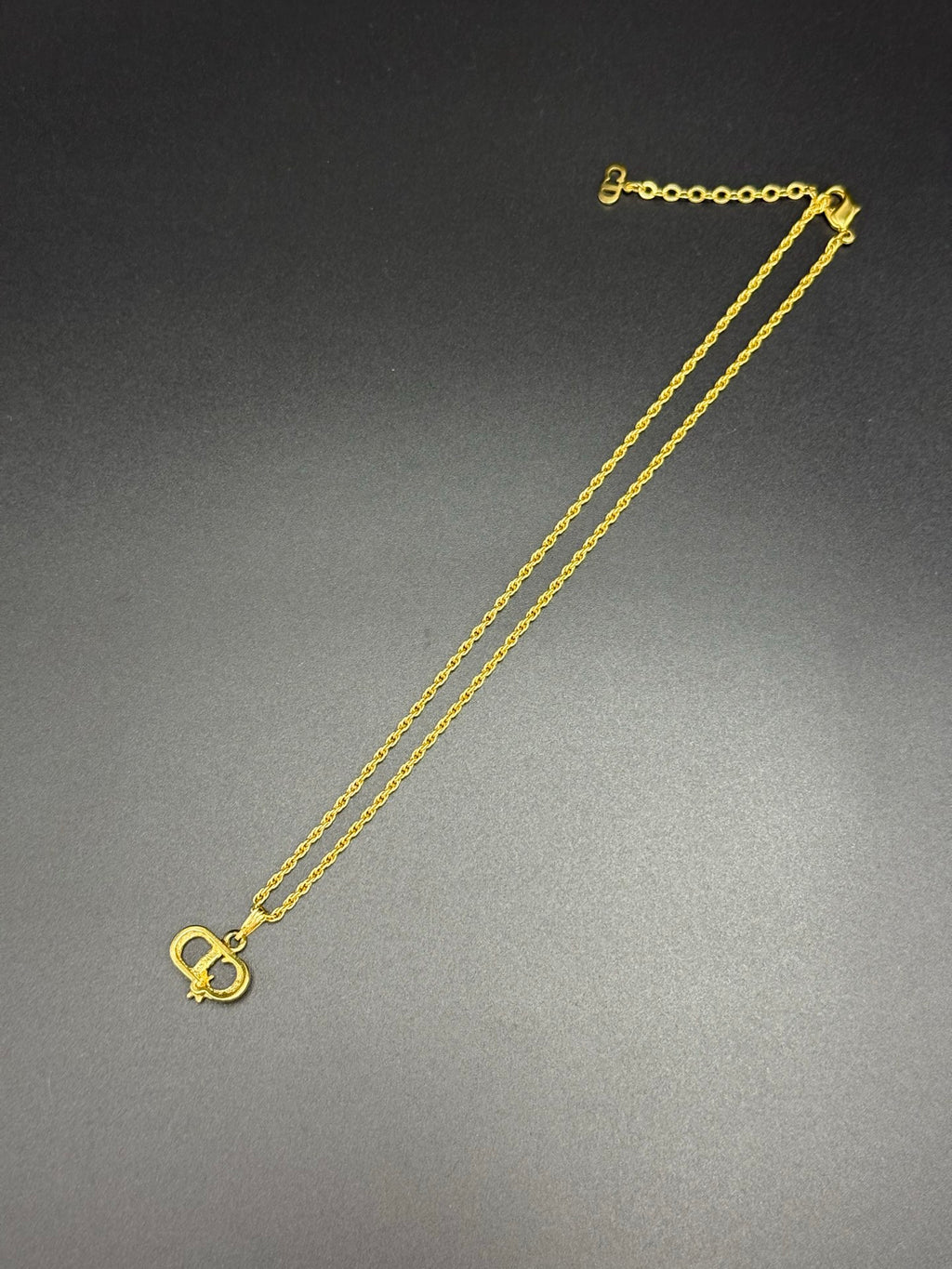 Dior Vintage Necklace Logo