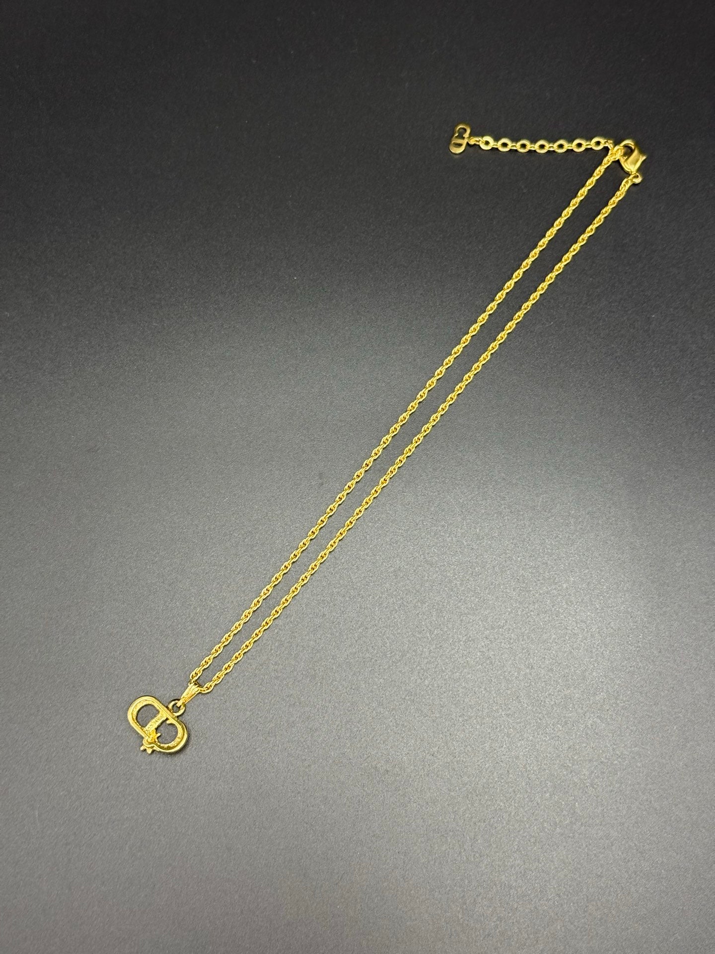 Dior Vintage Necklace Logo