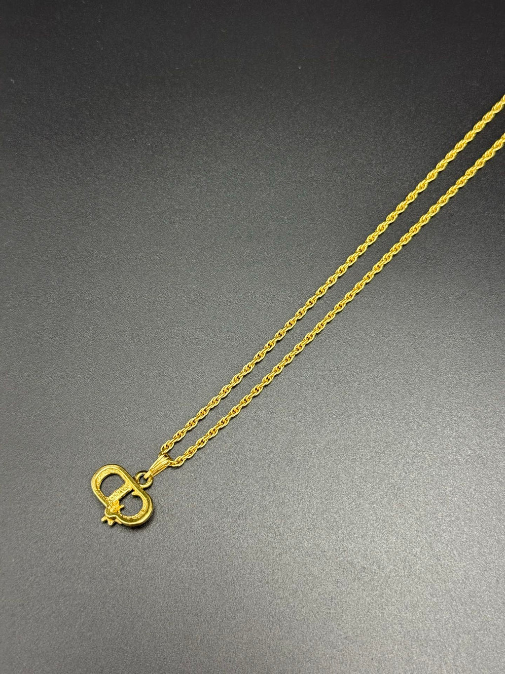 Dior Vintage Necklace Logo
