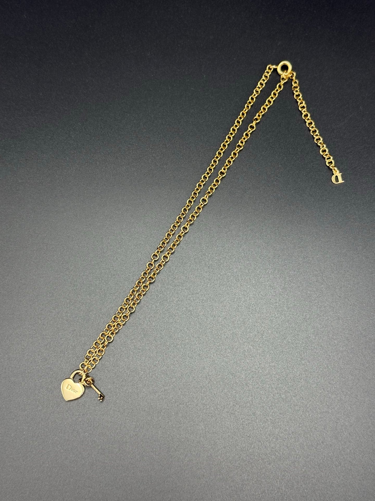 DIOR Vintage Necklace Heart Shape