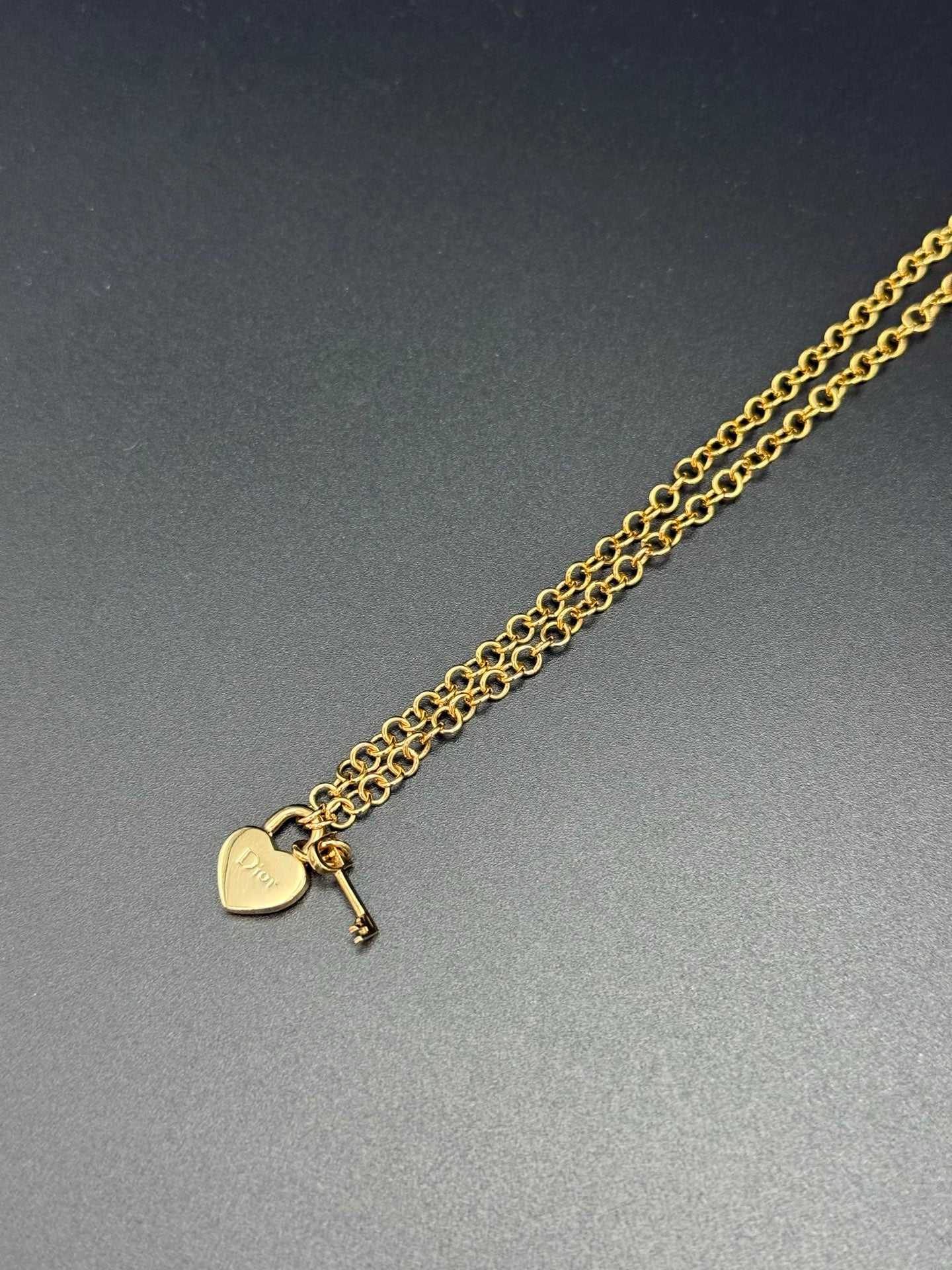 DIOR Vintage Necklace Heart Shape