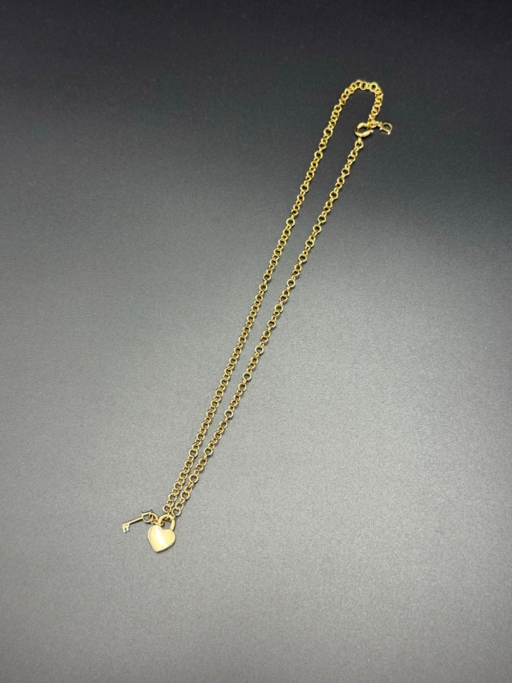 DIOR Vintage Necklace Heart Shape
