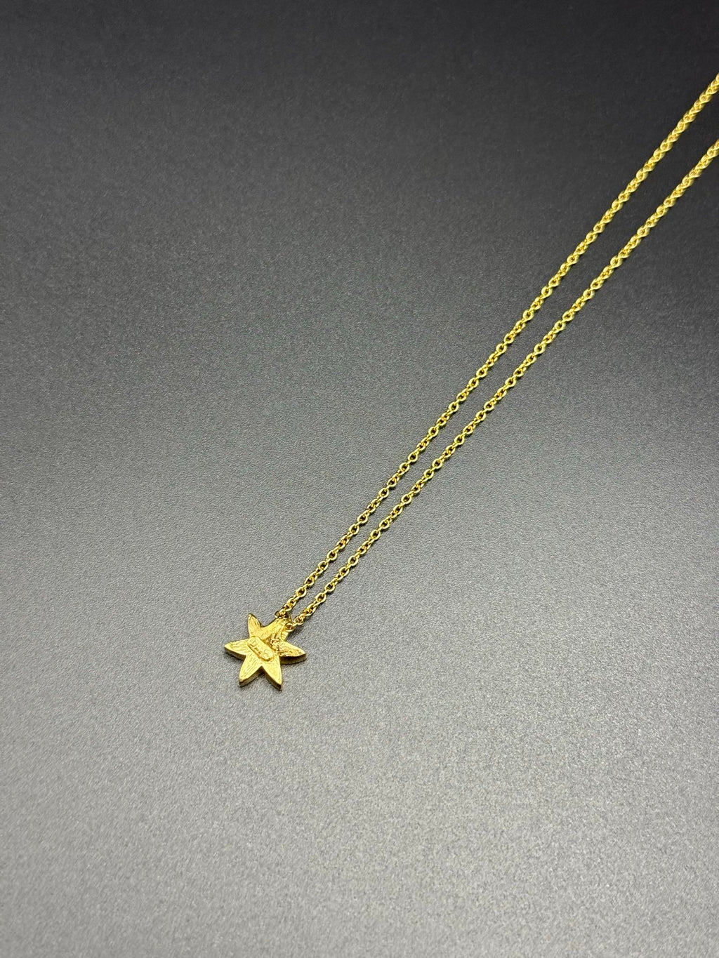 DIOR Vintage Snow Flake Necklace Rhinestone