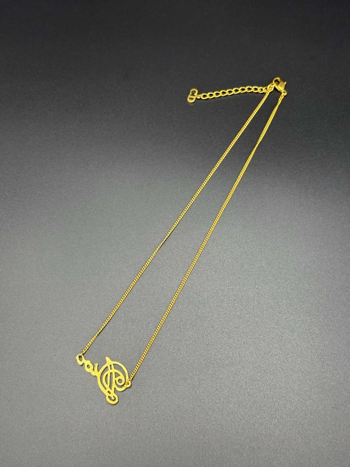 DIOR Vintage Logo Necklace