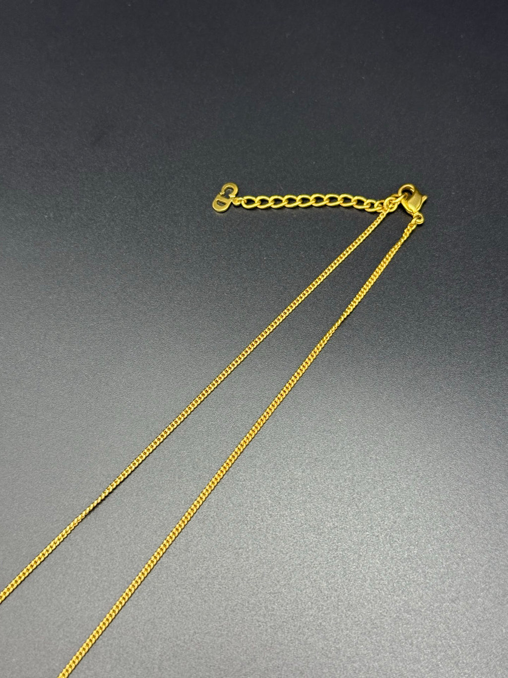 DIOR Vintage Logo Necklace
