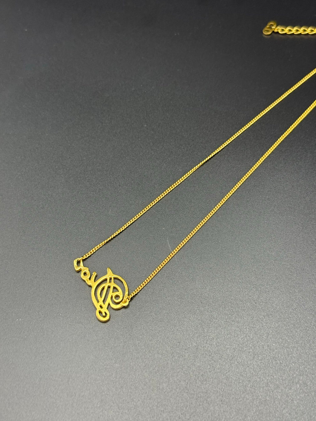 DIOR Vintage Logo Necklace