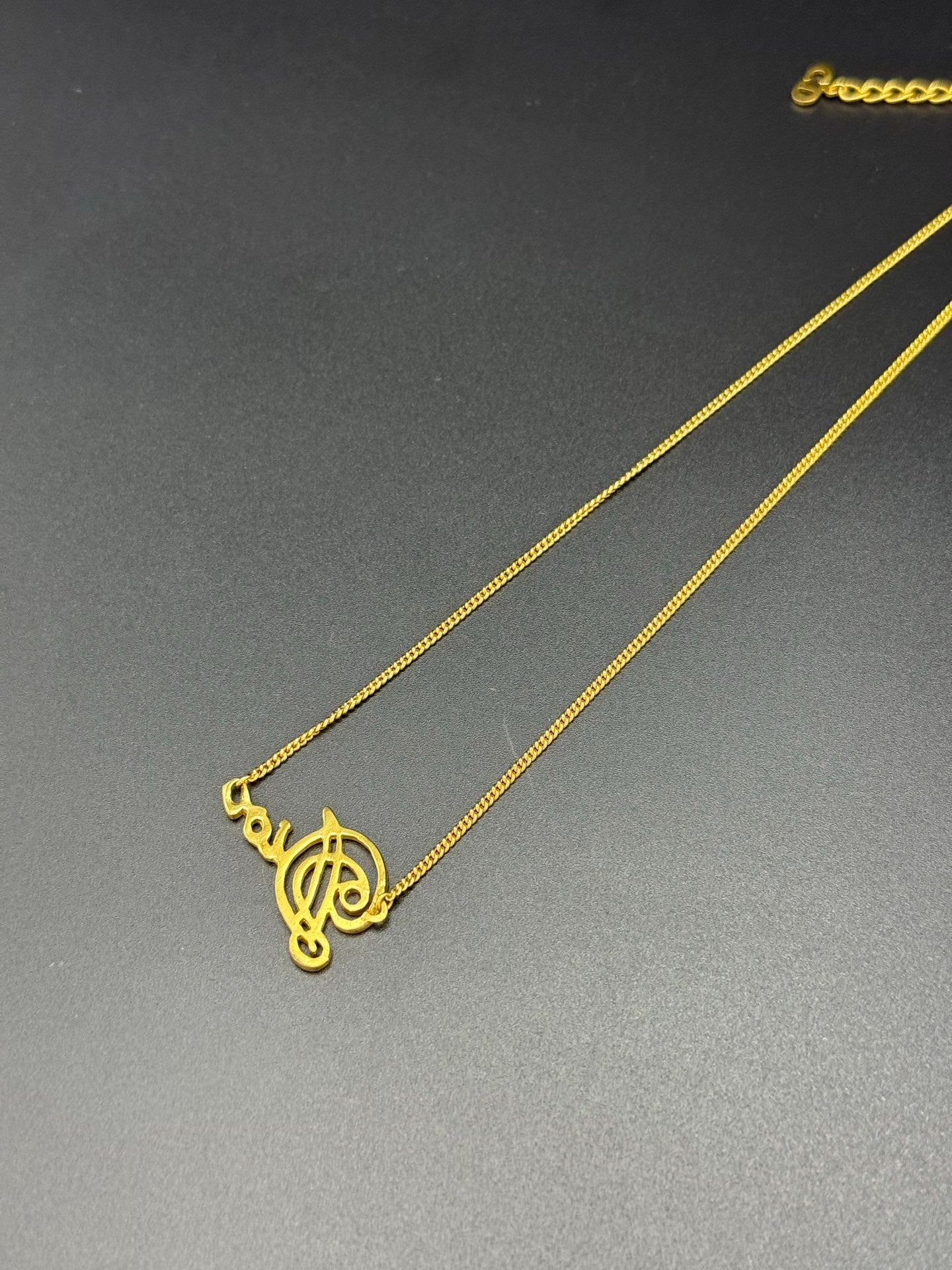 DIOR Vintage Logo Necklace