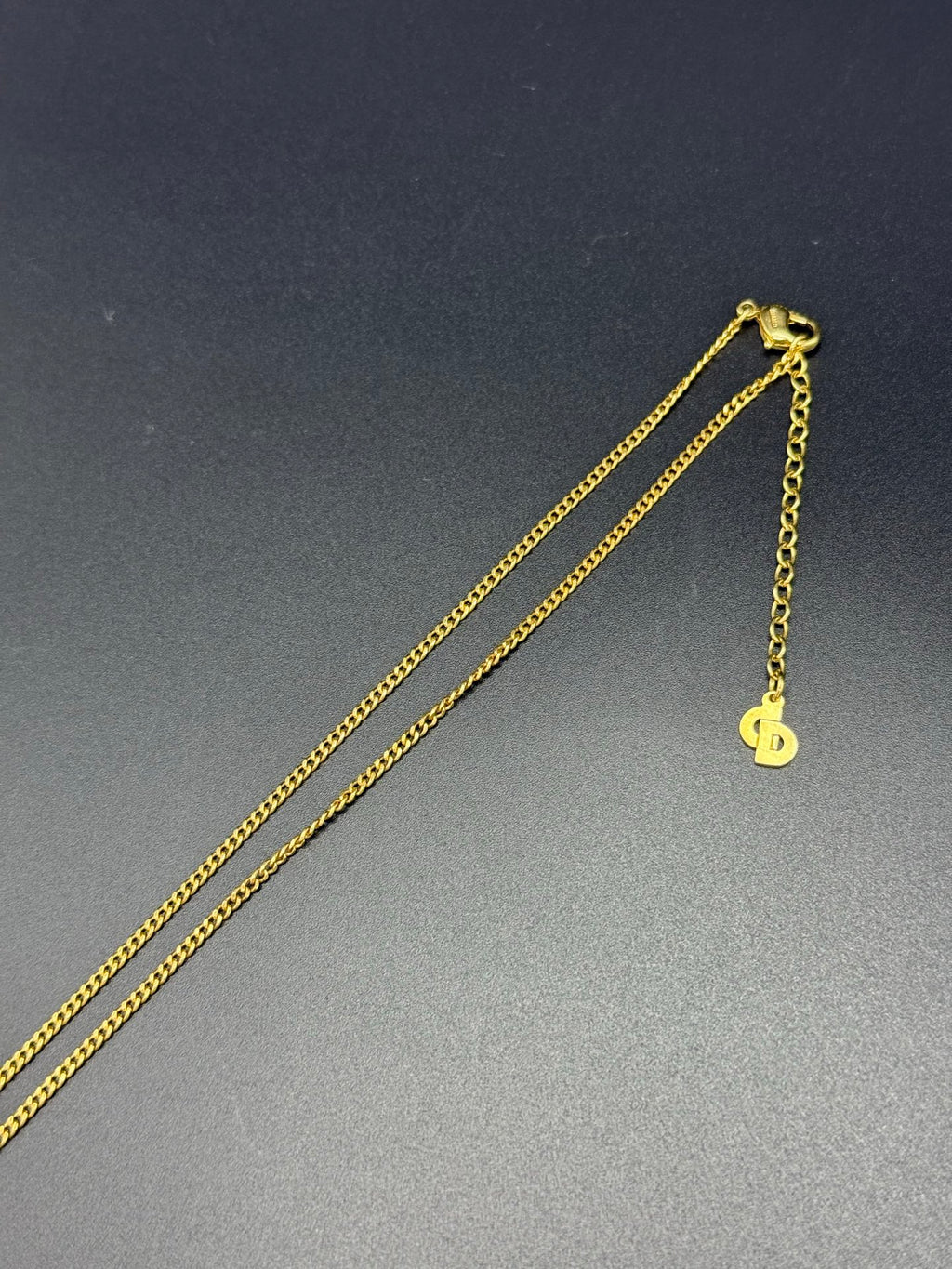 DIOR Vintage CD Logo Necklace