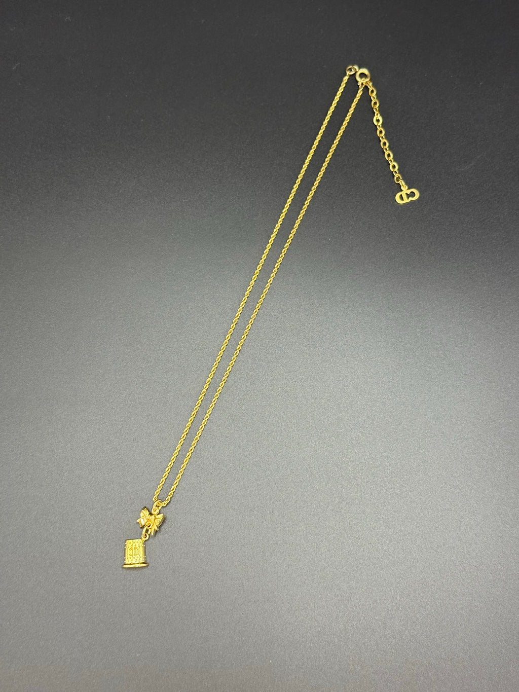 DIOR Bell-shaped Vintage Necklace