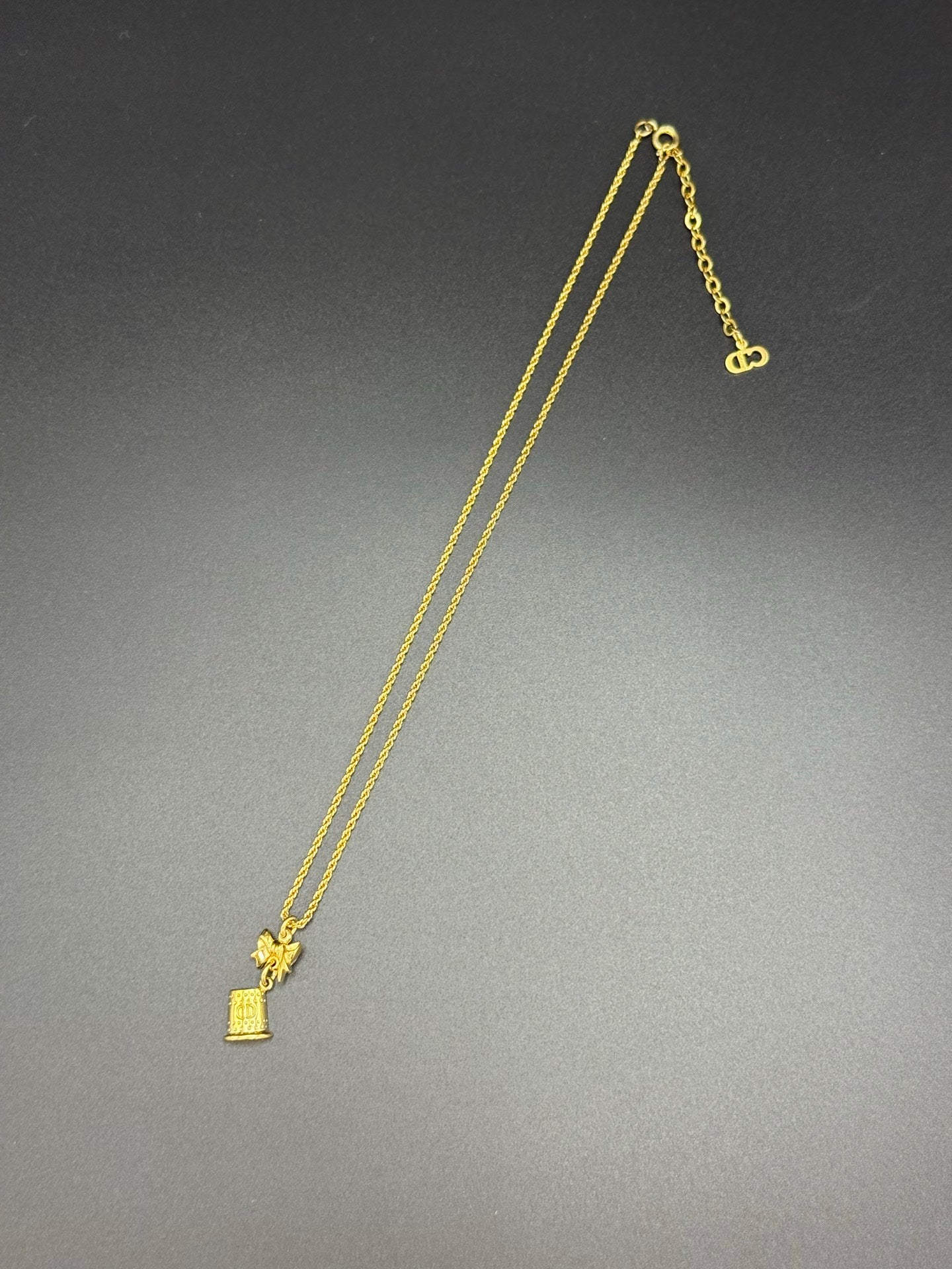 DIOR Bell-shaped Vintage Necklace