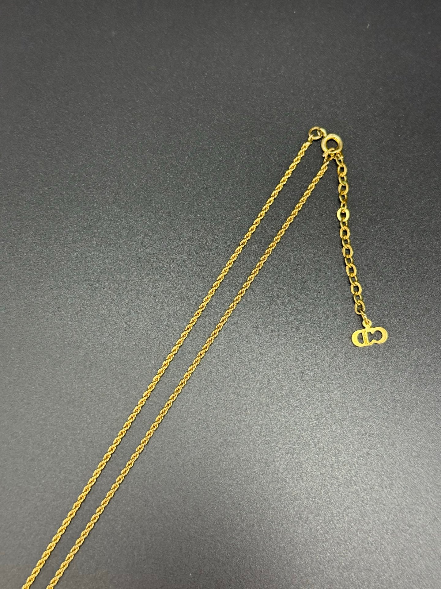 DIOR Bell-shaped Vintage Necklace