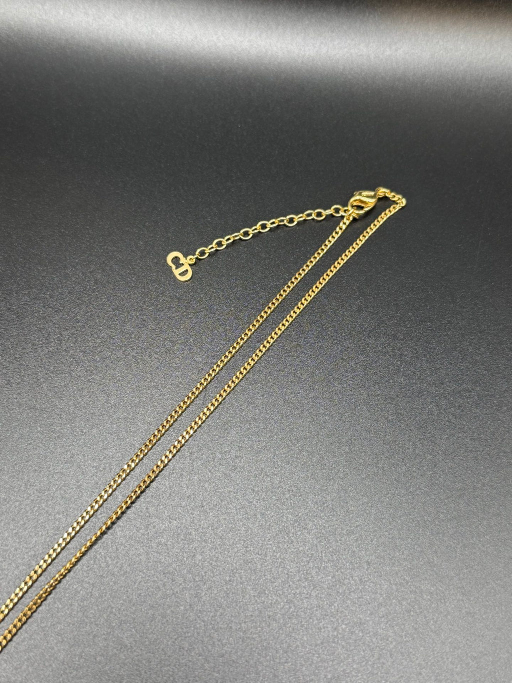 DIOR Vintage Necklace Enamel Rhinestone
