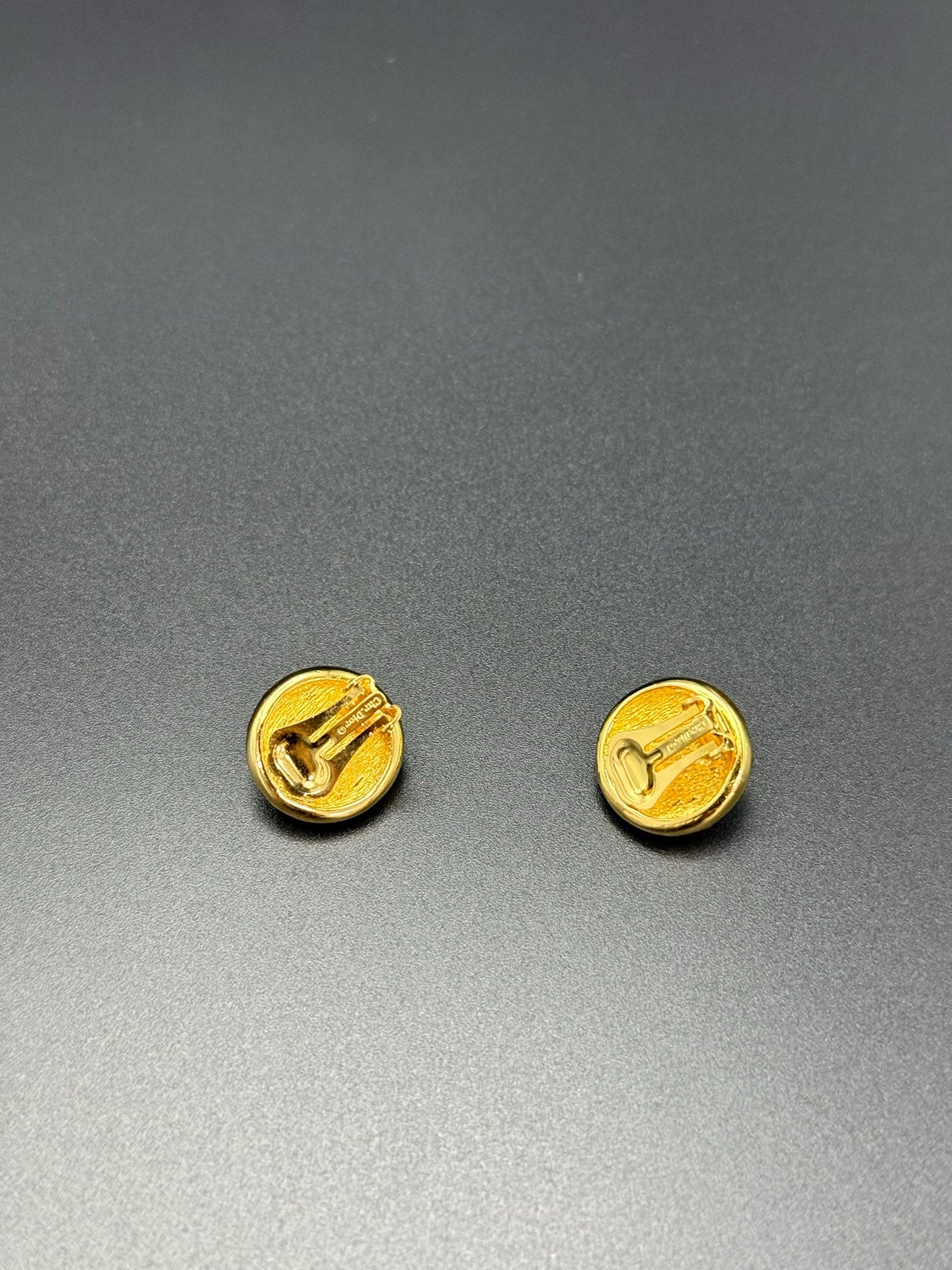 Dior Enamel Pearl Clip On Earring