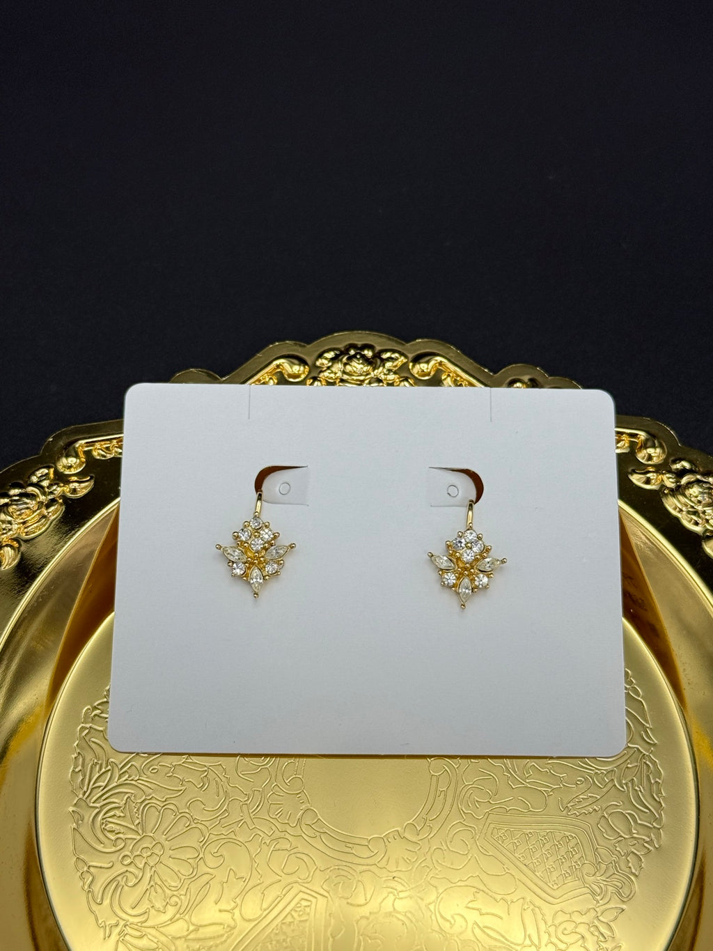 DIOR Rhinestone Clips On Earring