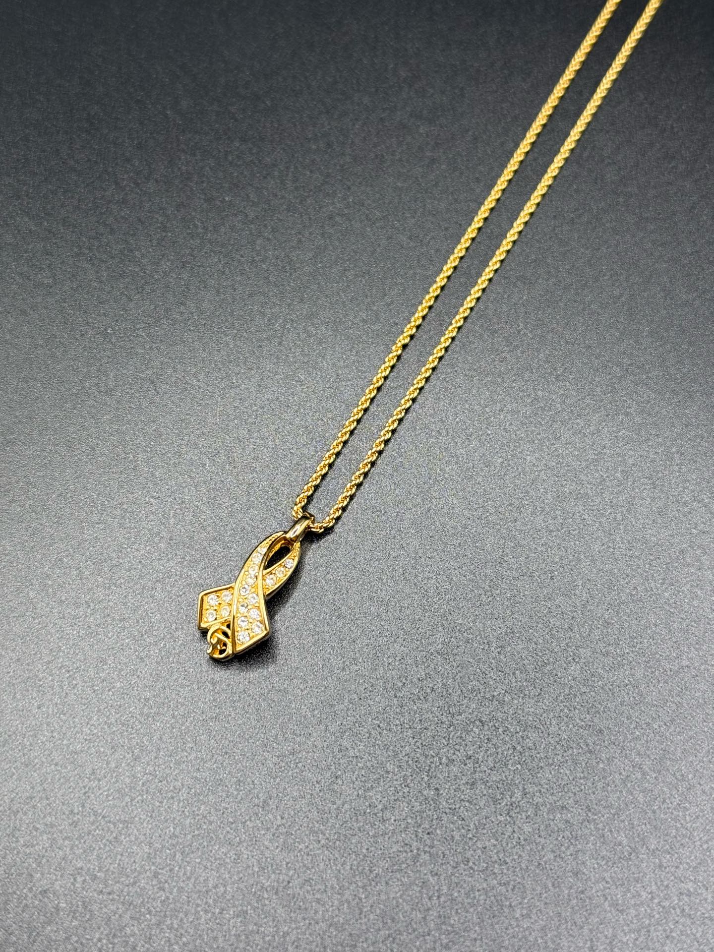DIOR Vintage Rhinestone Necklace