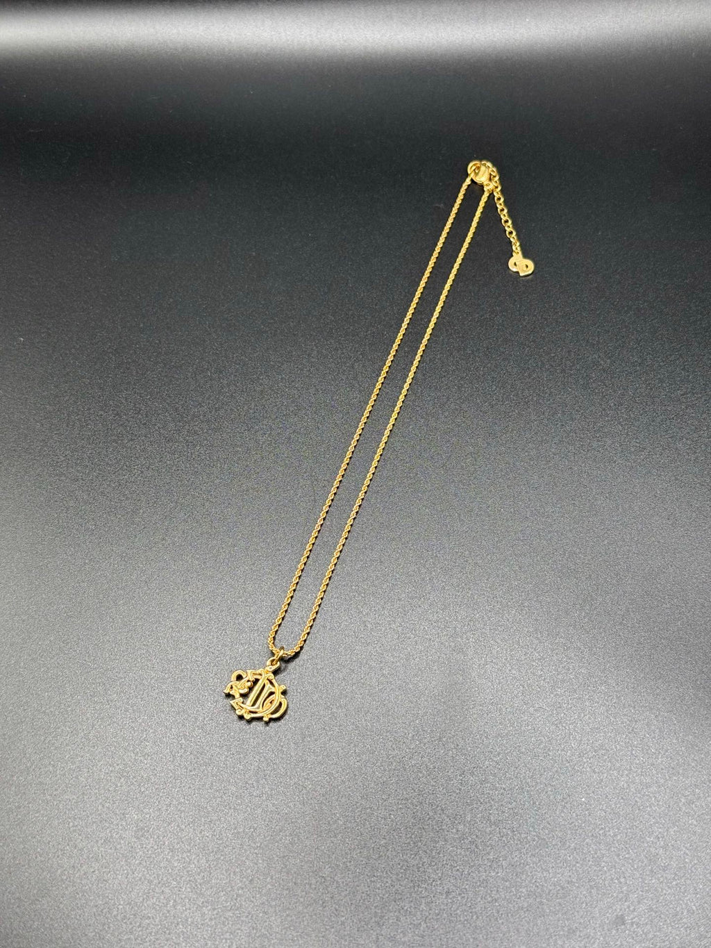 DIOR  Pumpkin Carriage Motif Necklace