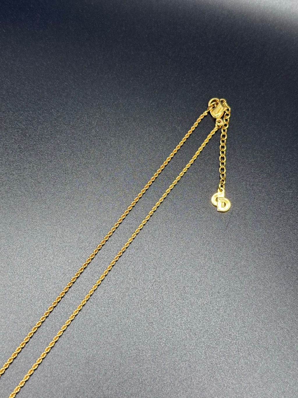 DIOR  Pumpkin Carriage Motif Necklace