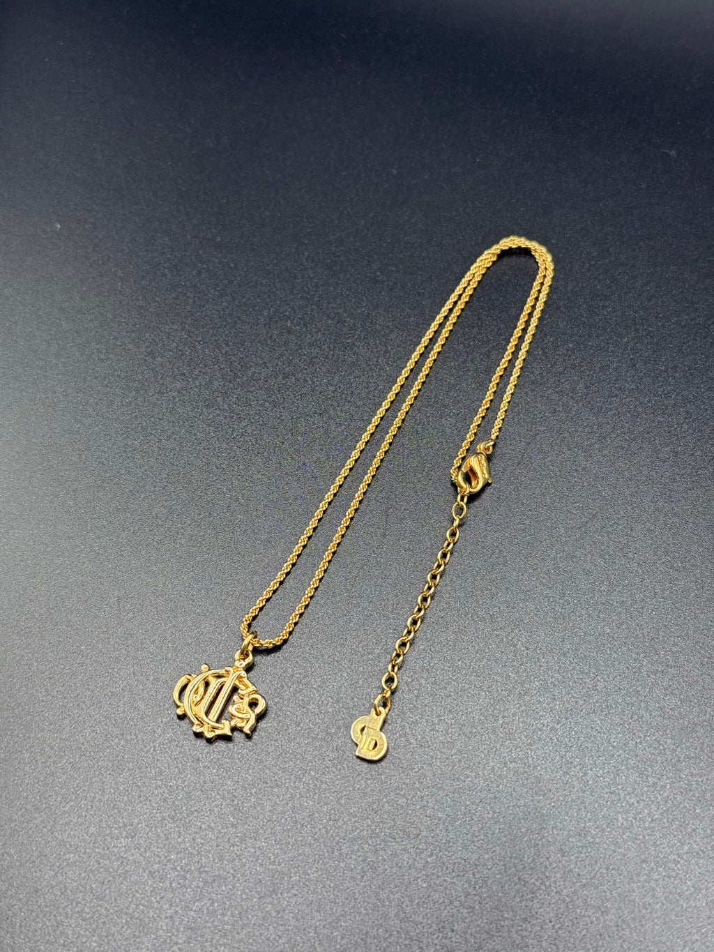 DIOR  Pumpkin Carriage Motif Necklace