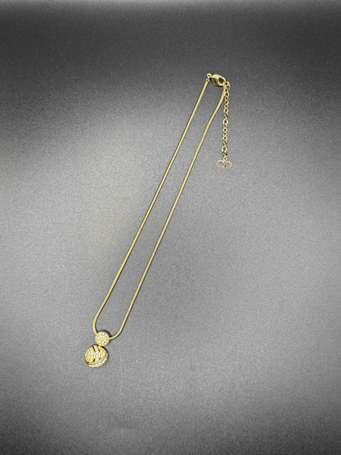 Dior Vintage Rhinestone Necklace