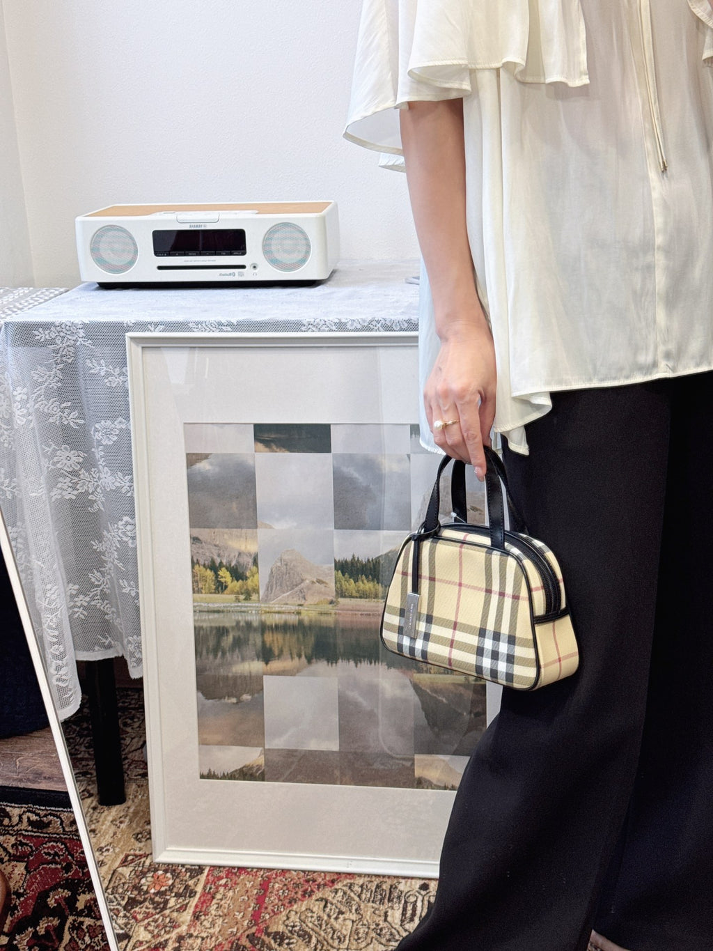 BURBERRY Mini Tote Bag