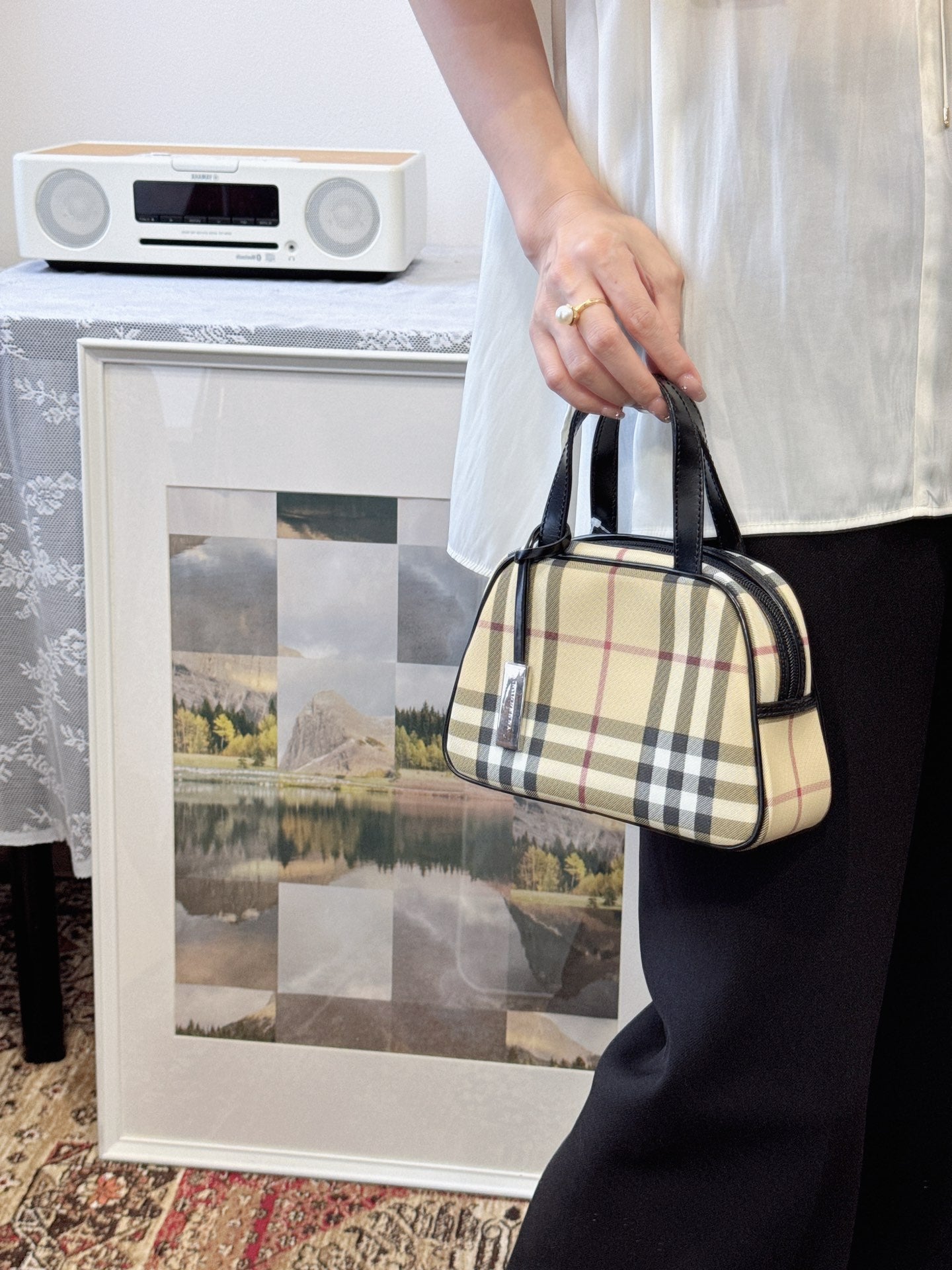 BURBERRY Mini Tote Bag