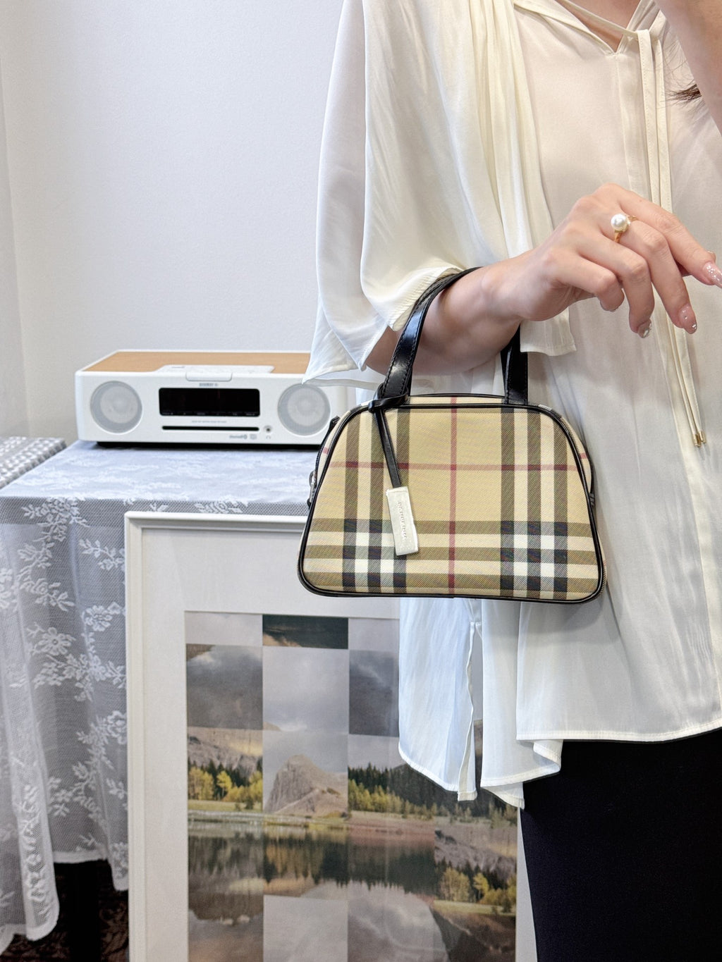 BURBERRY Mini Tote Bag