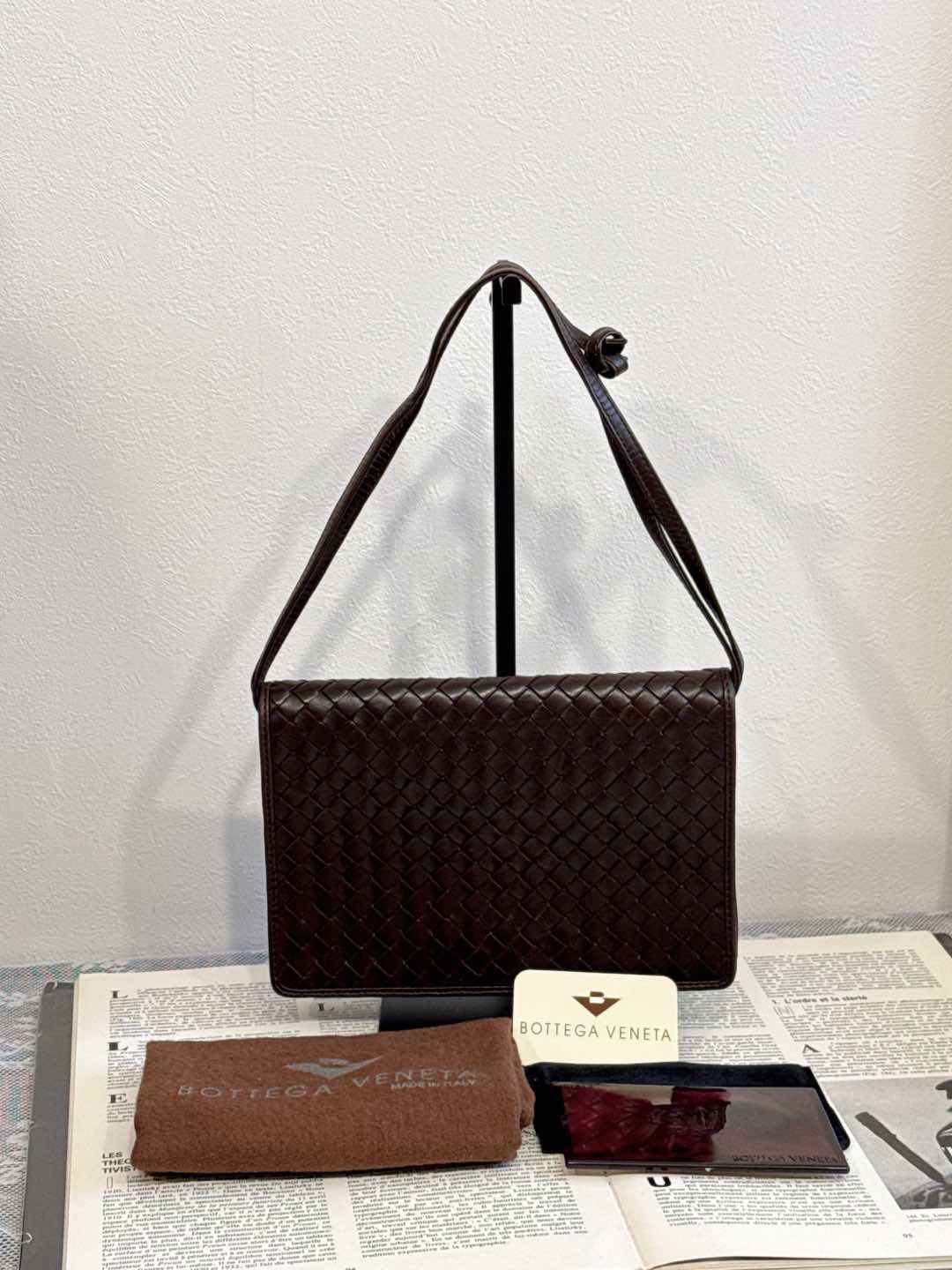 Bottega Veneta Lambskin Clutch Handbag