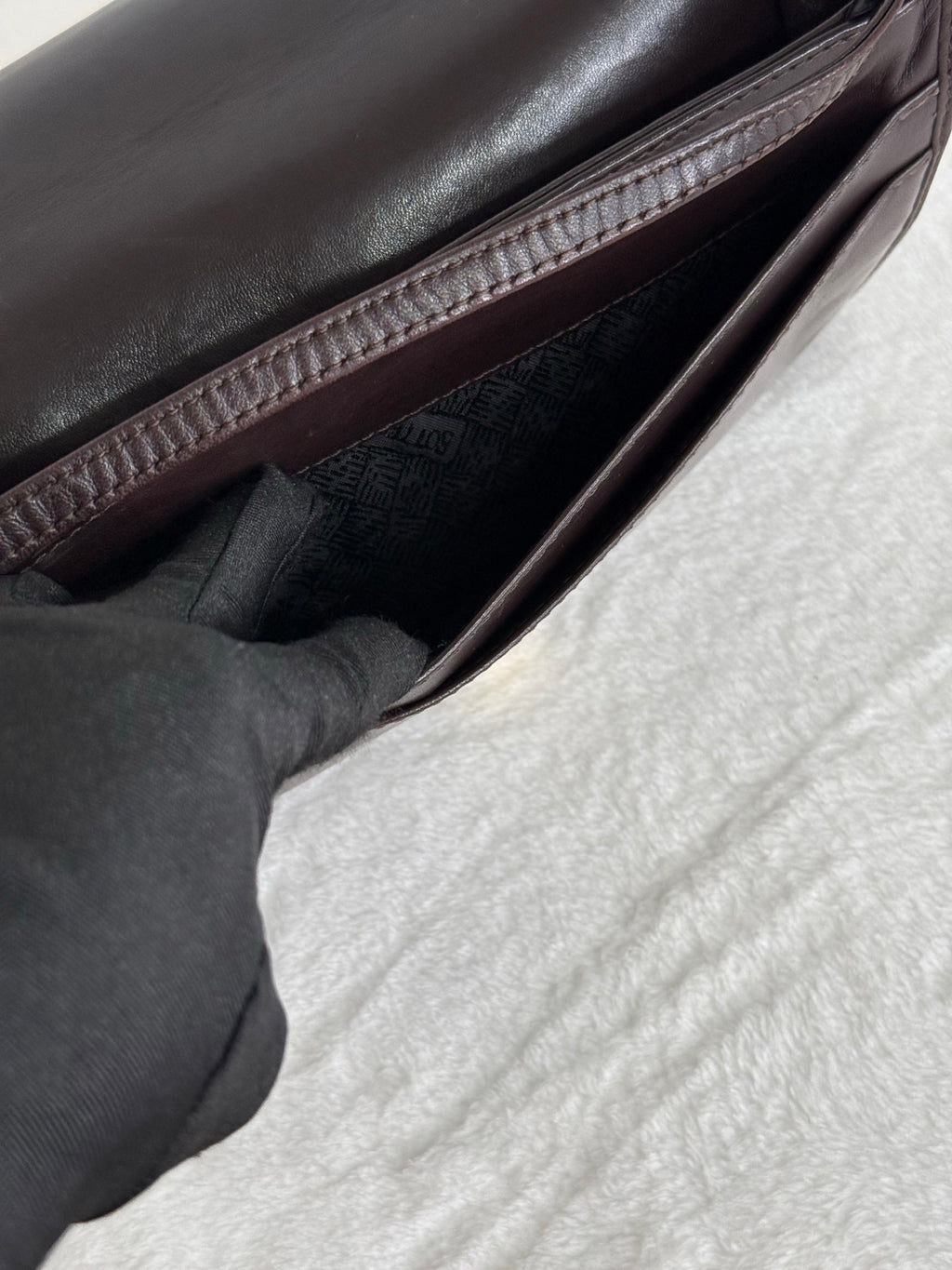 Bottega Veneta Lambskin Clutch Handbag
