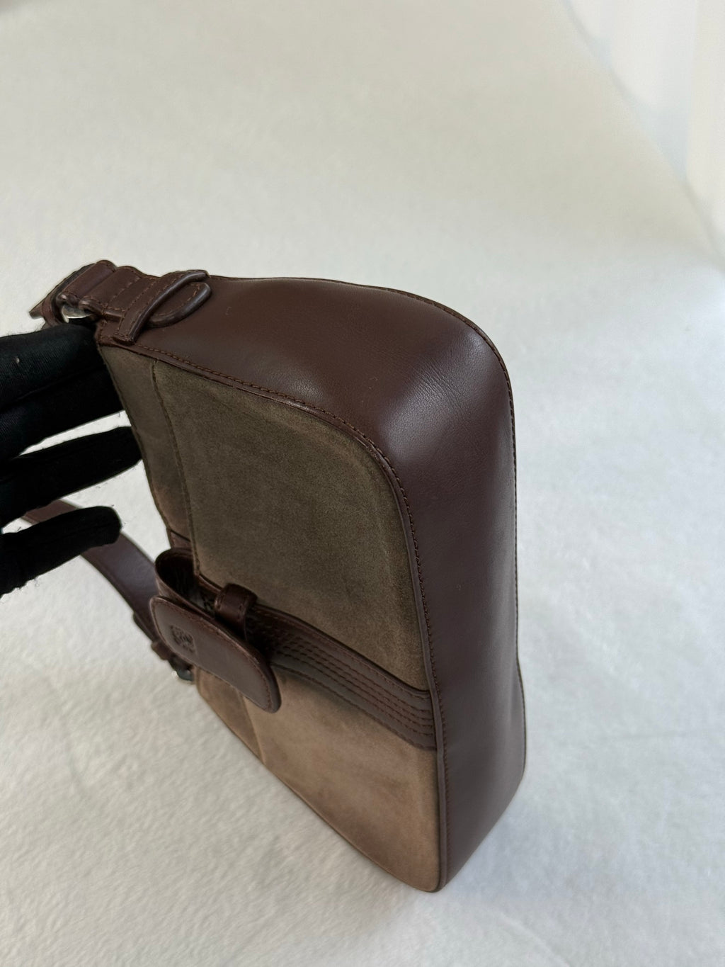 LOEWE Suede Baguette Bag