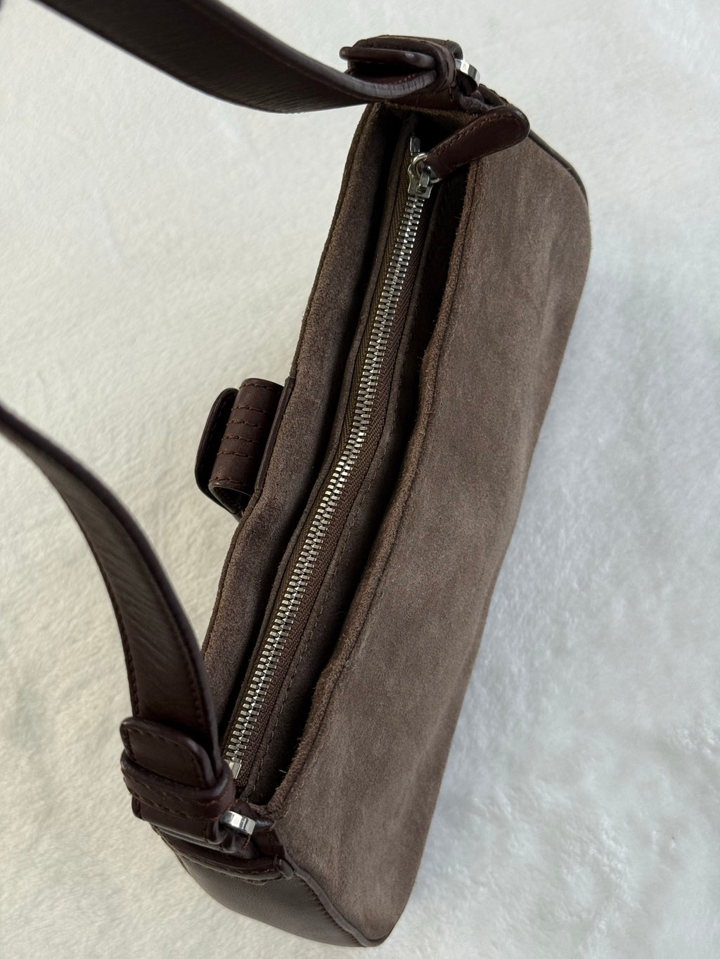 LOEWE Suede Baguette Bag