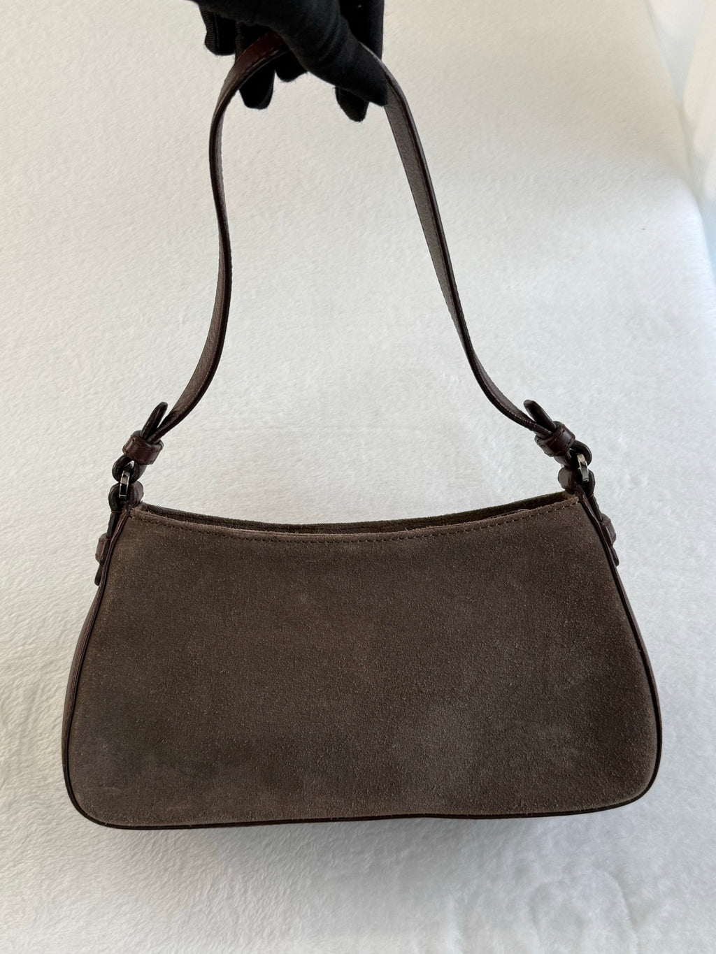 LOEWE Suede Baguette Bag