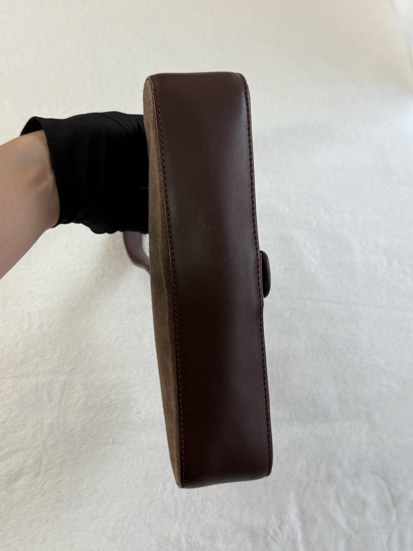 LOEWE Suede Baguette Bag