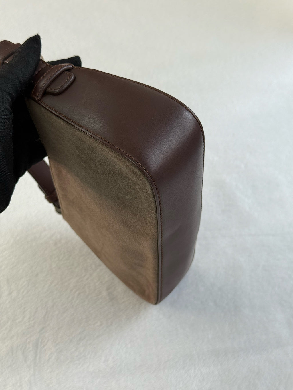 LOEWE Suede Baguette Bag
