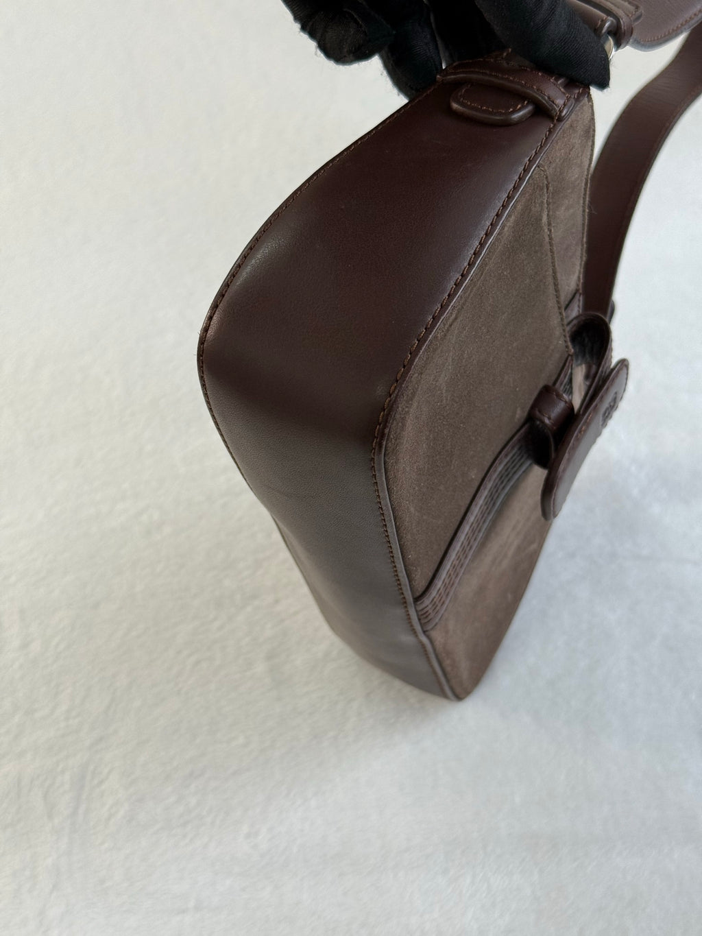 LOEWE Suede Baguette Bag