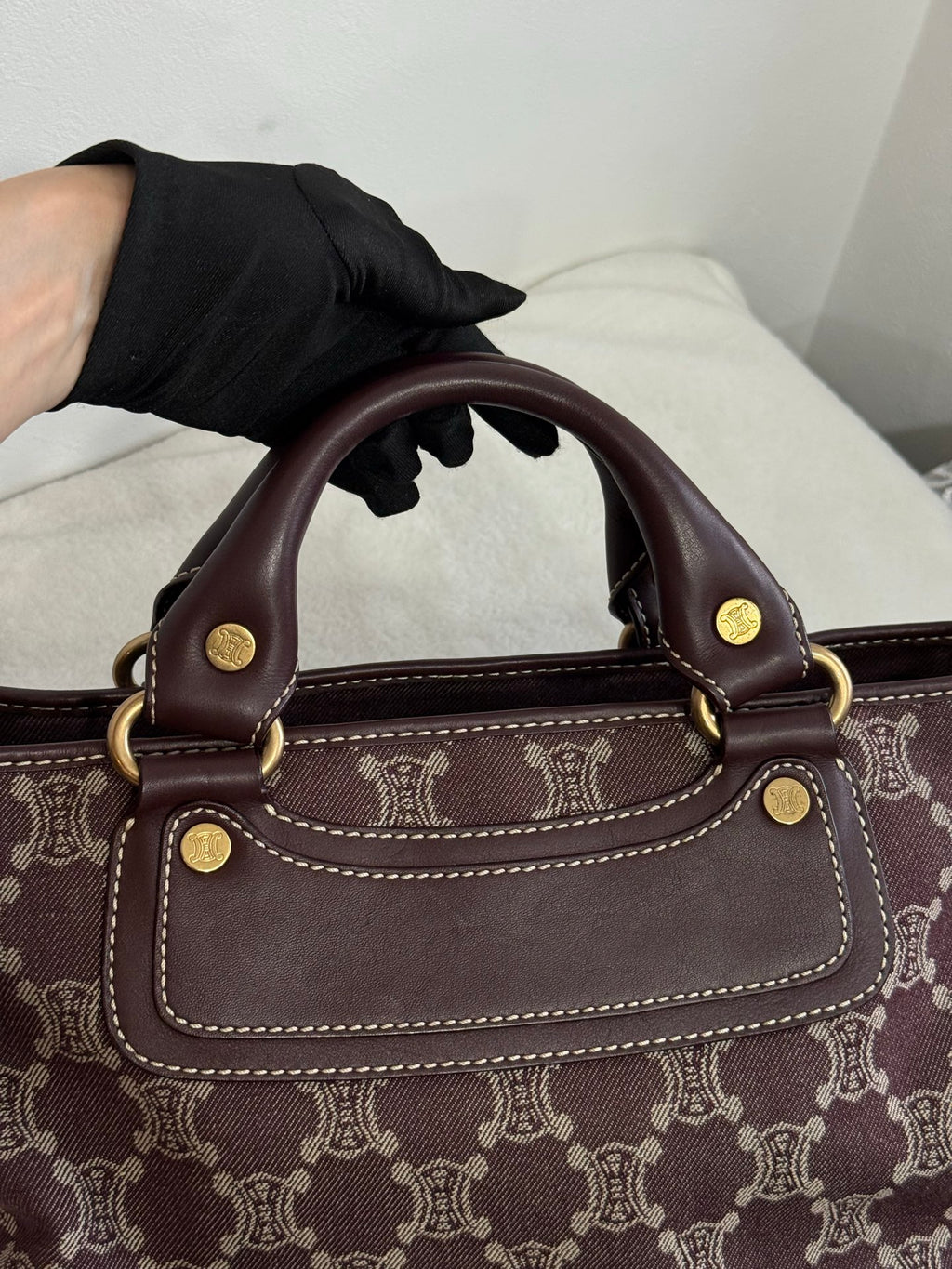 CELINE Boogie Denim Handbag