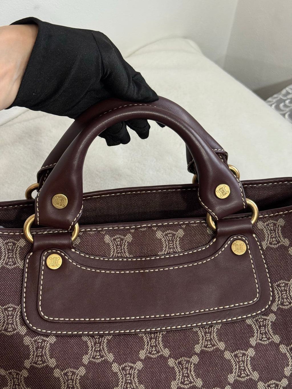 CELINE Boogie Denim Handbag