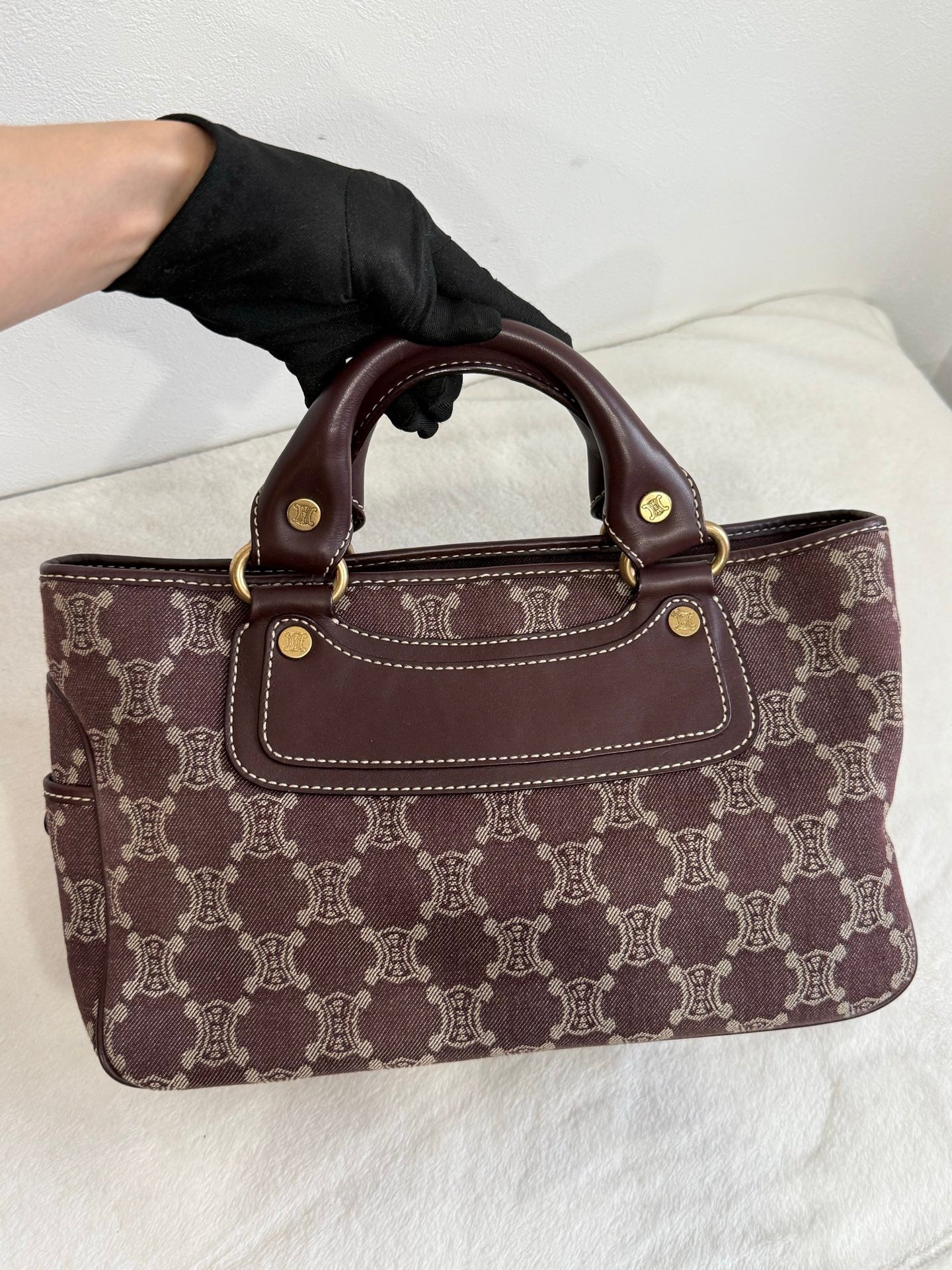 CELINE Boogie Denim Handbag