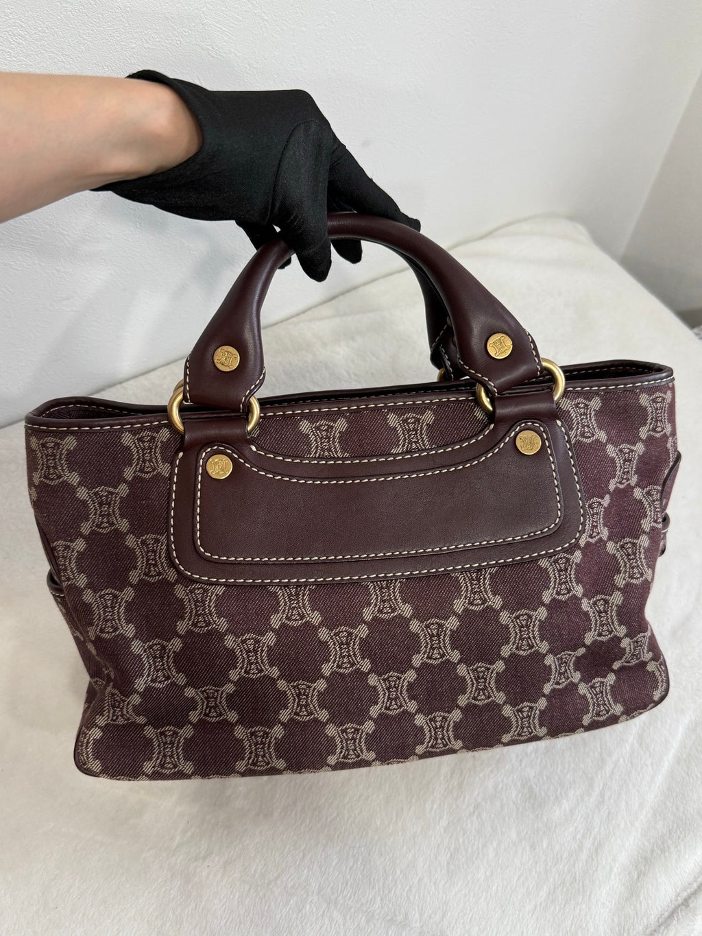 CELINE Boogie Denim Handbag