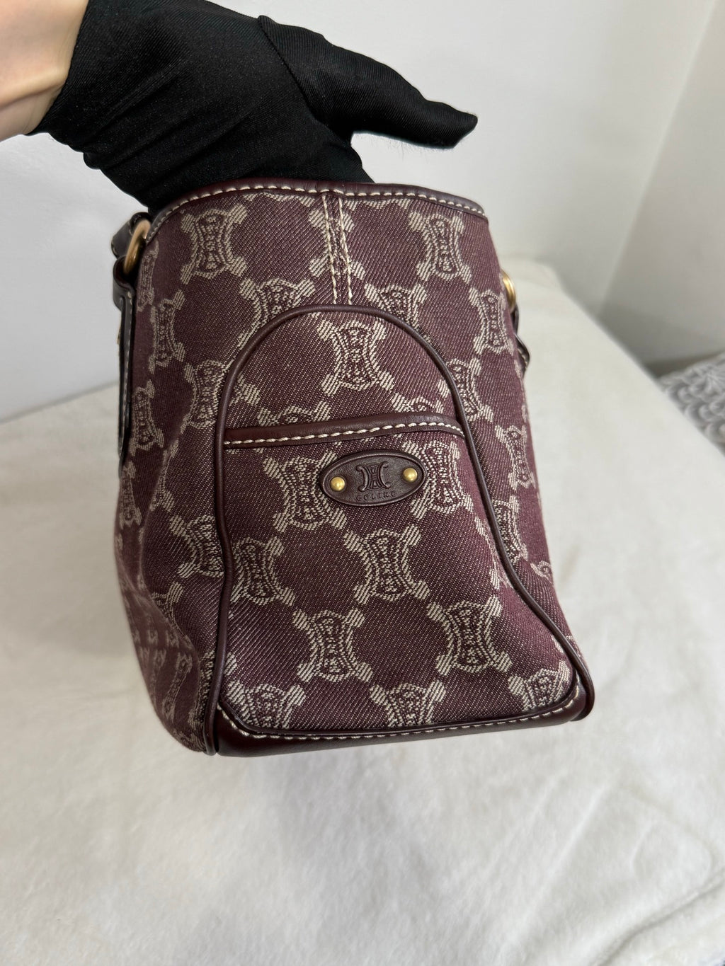 CELINE Boogie Denim Handbag