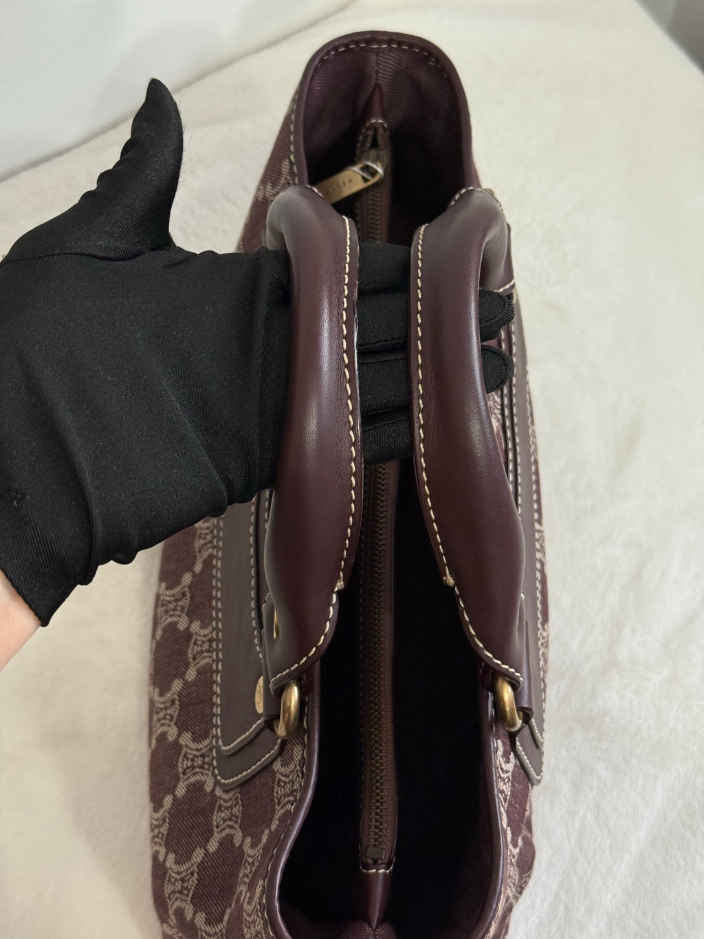CELINE Boogie Denim Handbag