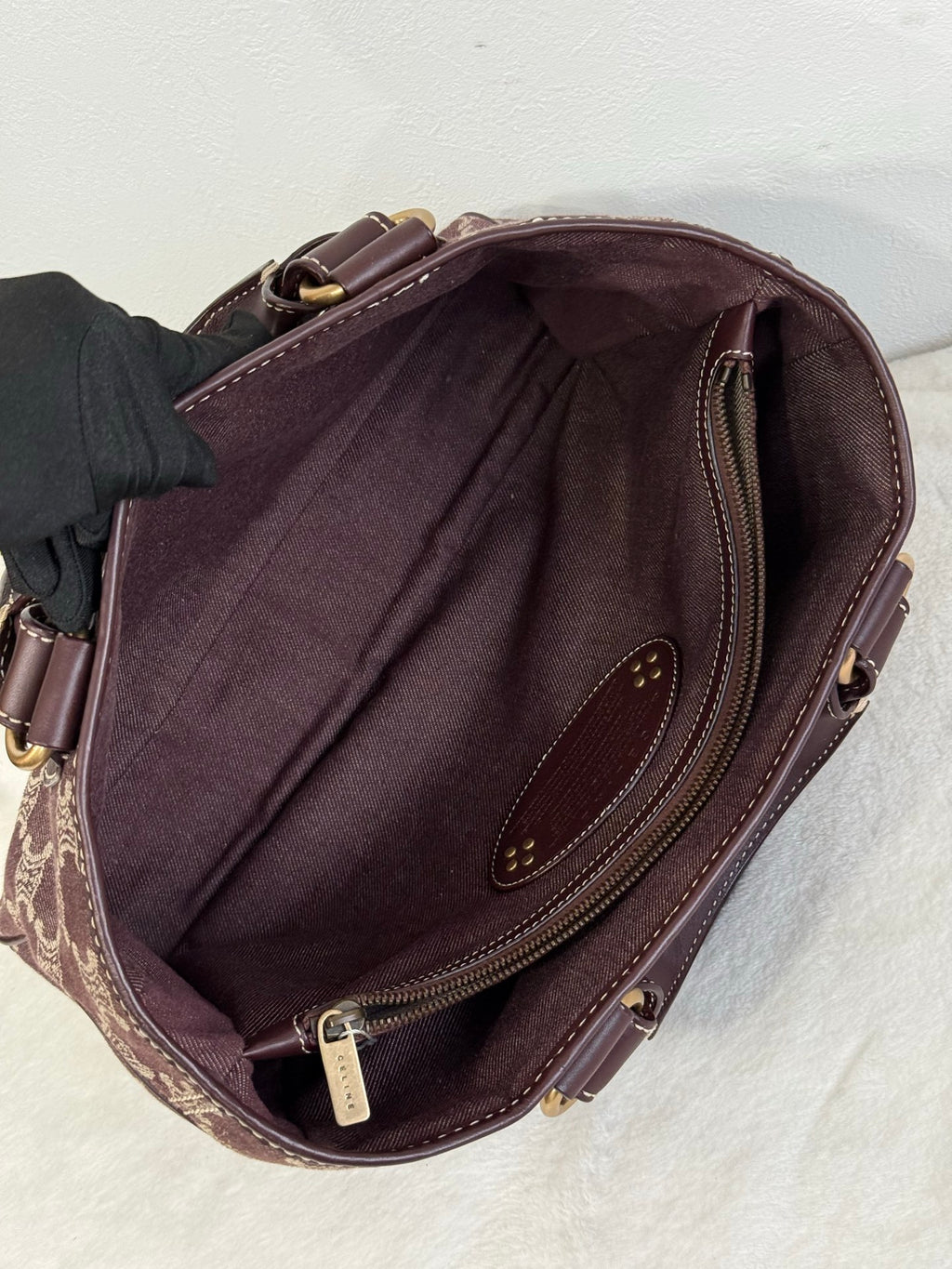 CELINE Boogie Denim Handbag