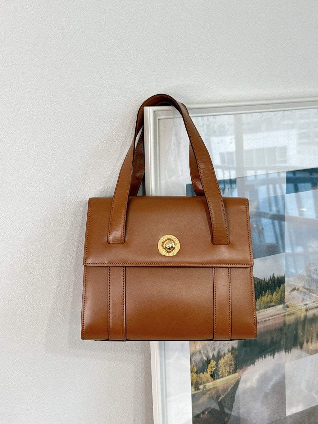 CELINE Box Handbag (Brown)