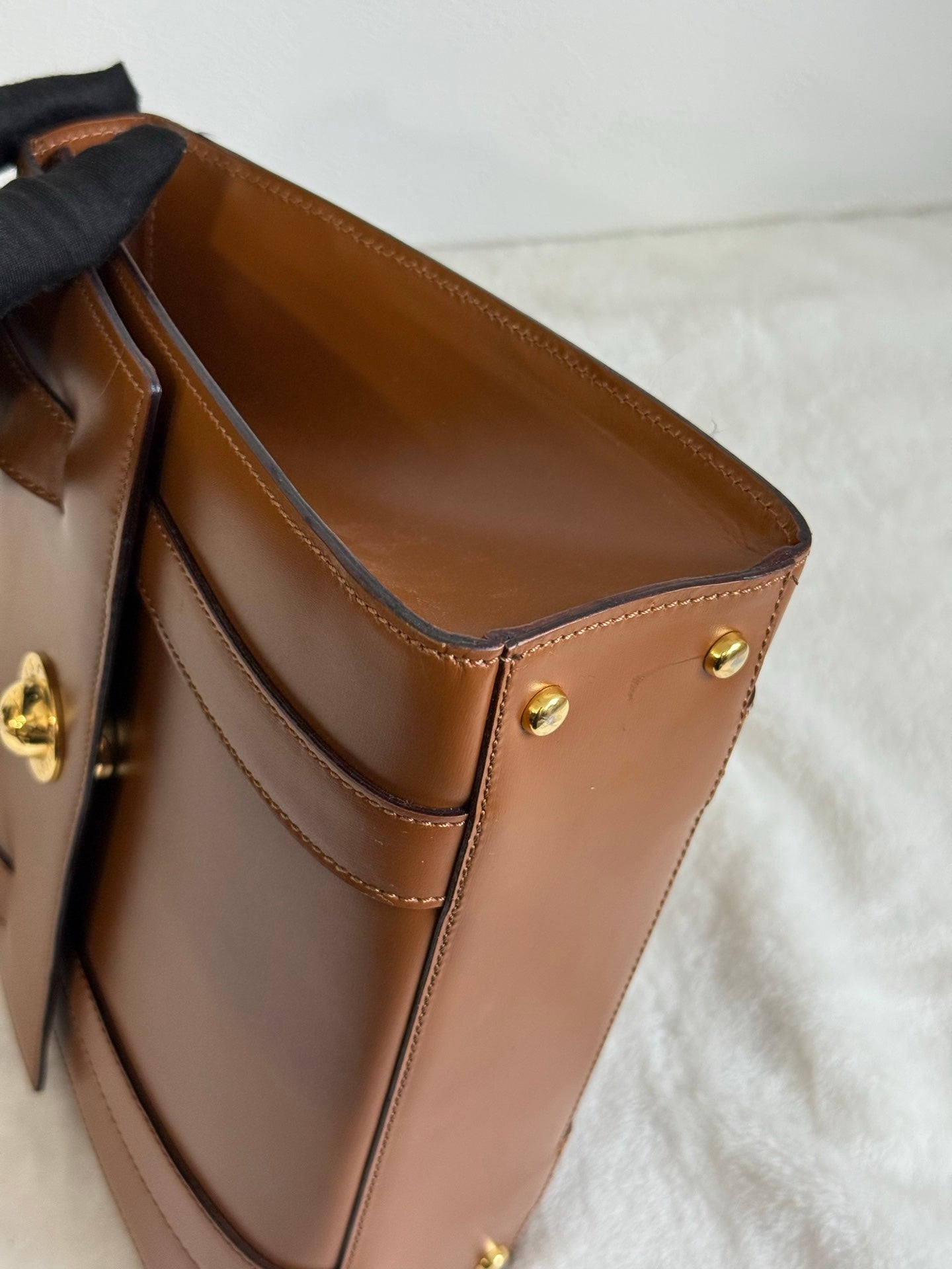 CELINE Box Handbag (Brown)
