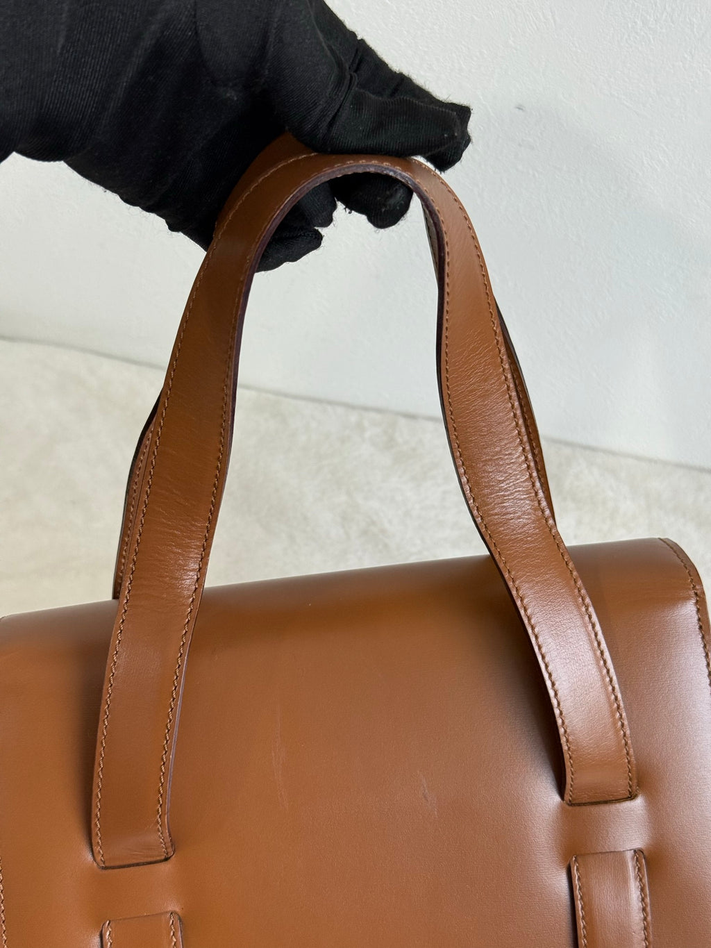 CELINE Box Handbag (Brown)