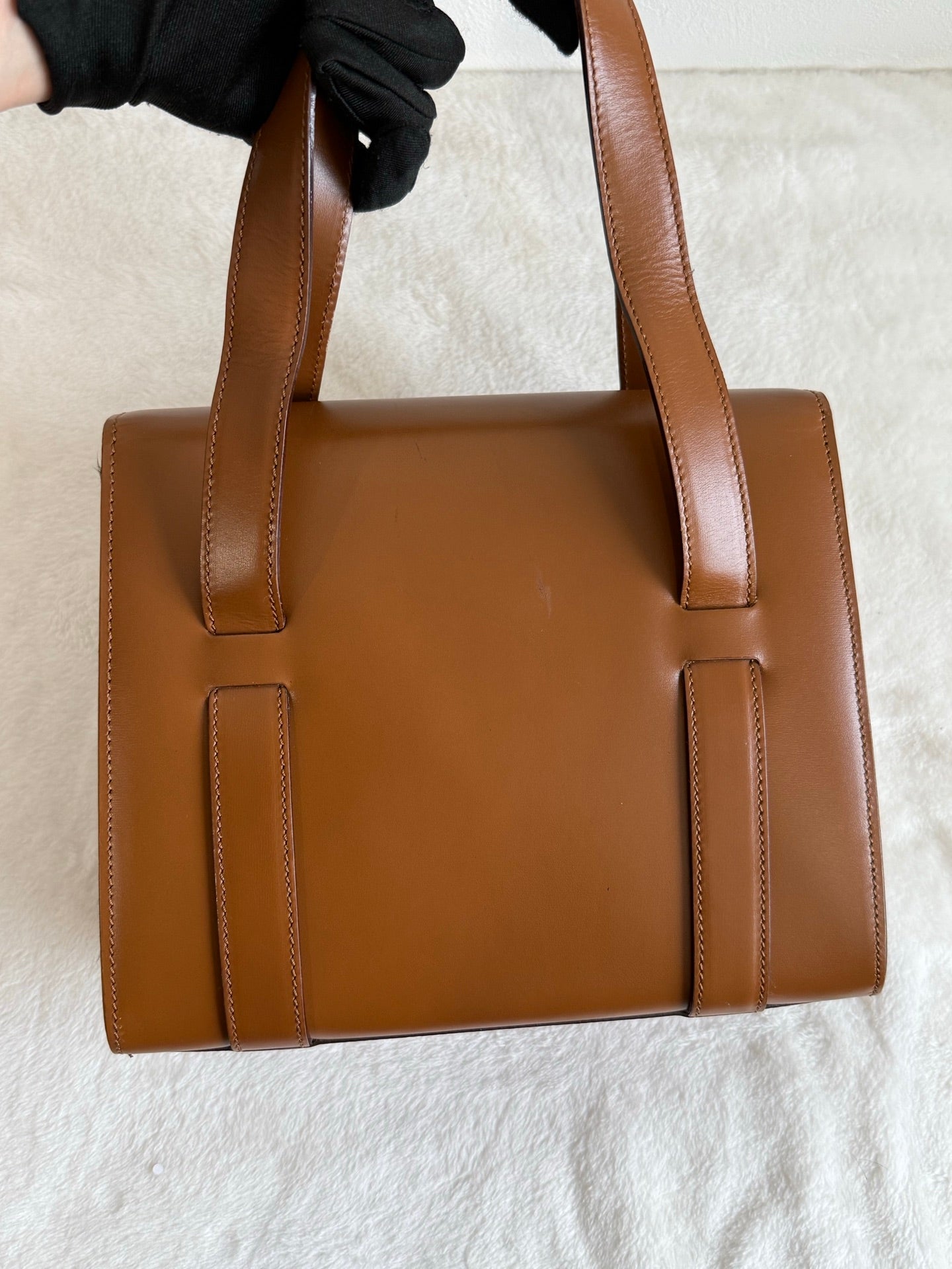 CELINE Box Handbag (Brown)